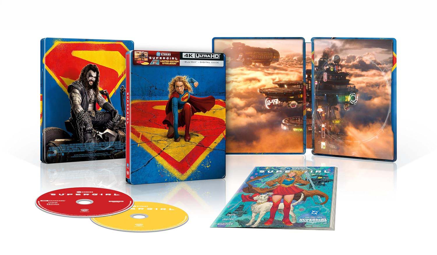 Le coffret en édition limitée du film Supergirl.