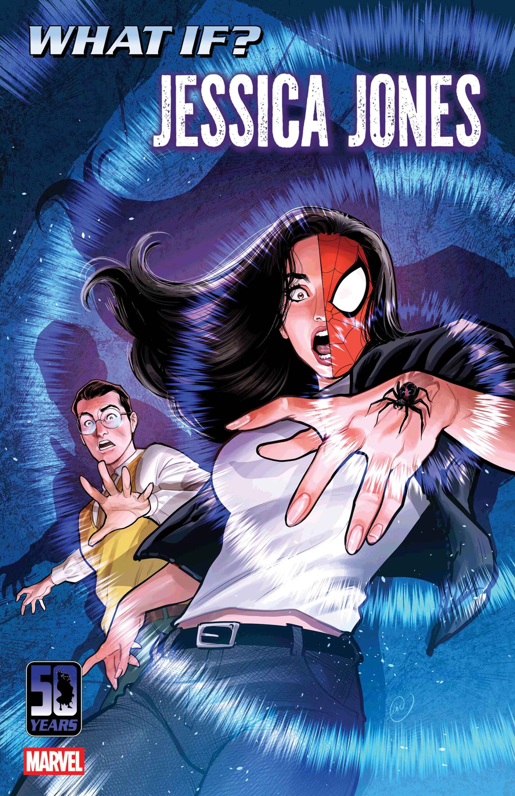 Couverture de What If…? Jessica Jones, par Justina Ireland et David Messina, chez Marvel Comics.