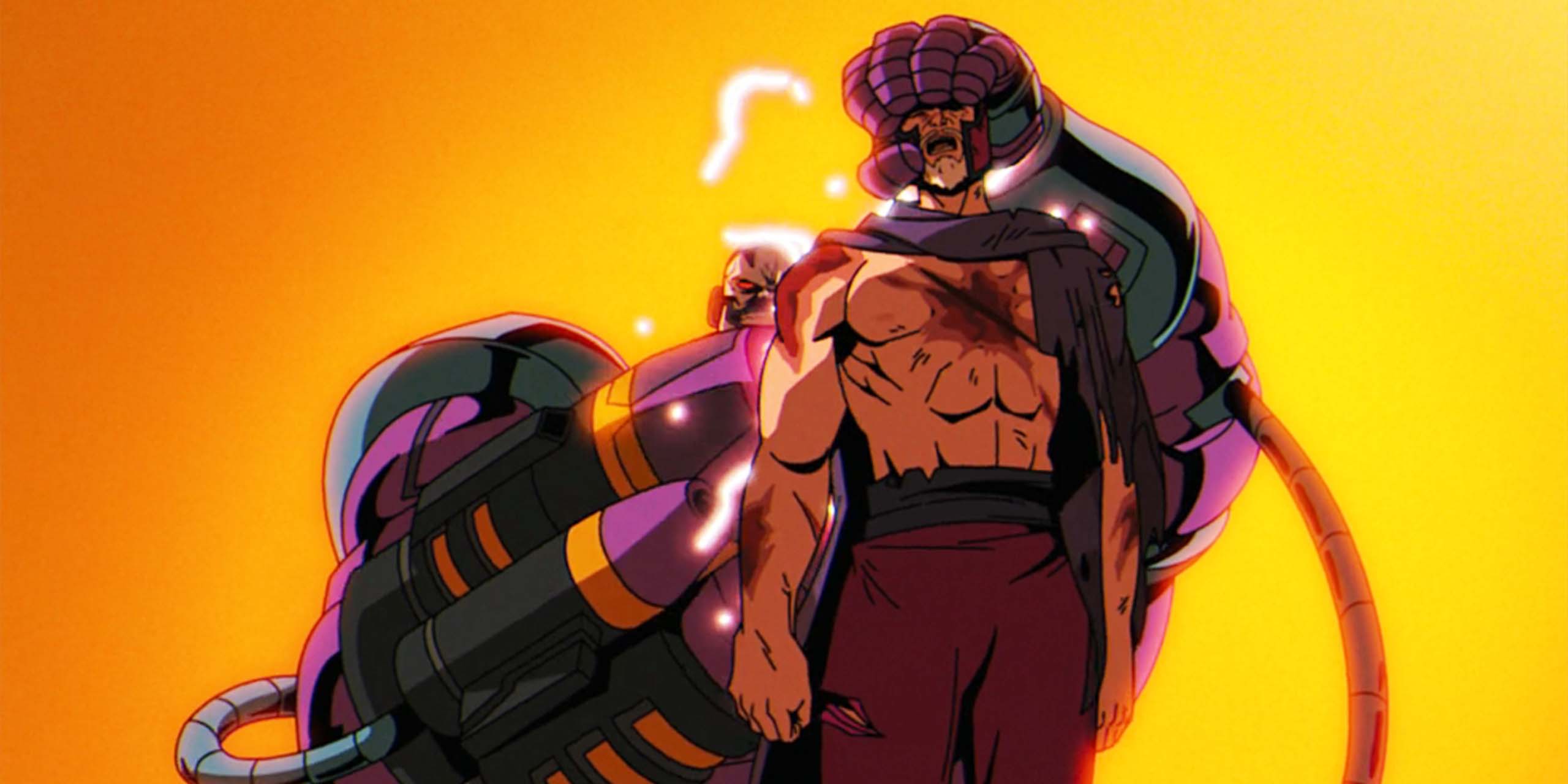 Apocalypse tient Magneto par la tête dans X-Men 97 saison 2 épisode 4.