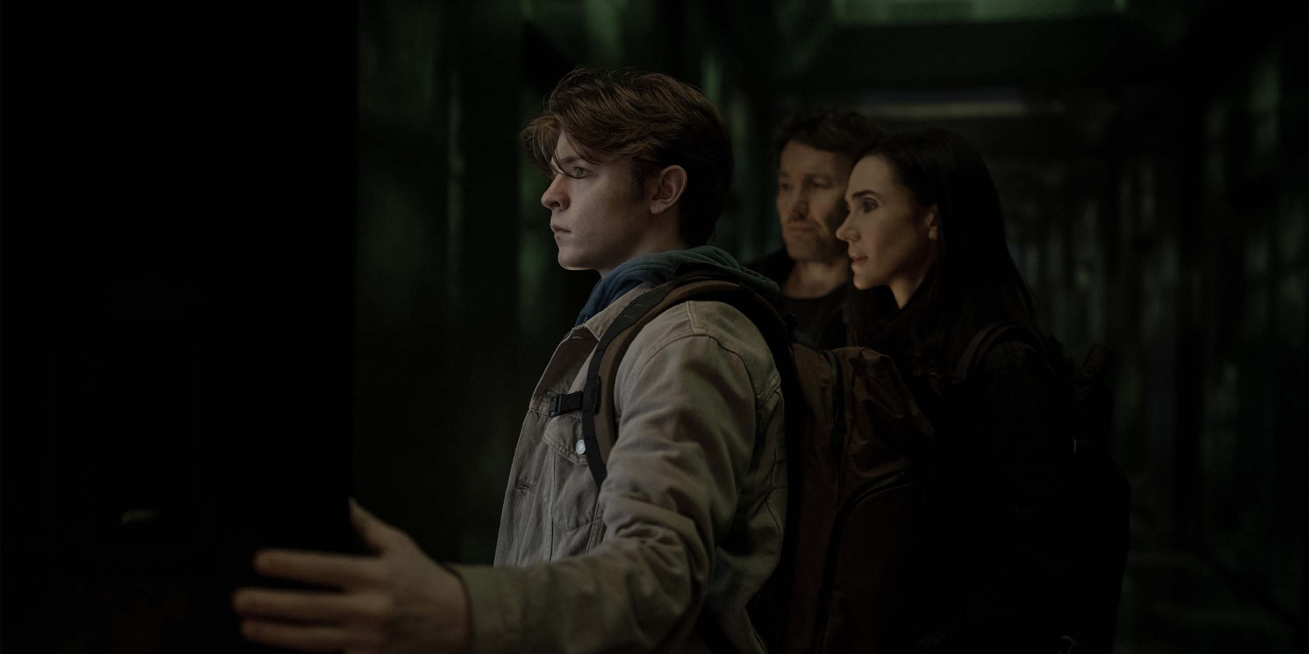 Jason Dessen (Joel Edgerton), Daniela (Jennifer Connelly) et leur fils Charlie (Oakes Fegley) dans la saison 2 de Dark Matter.