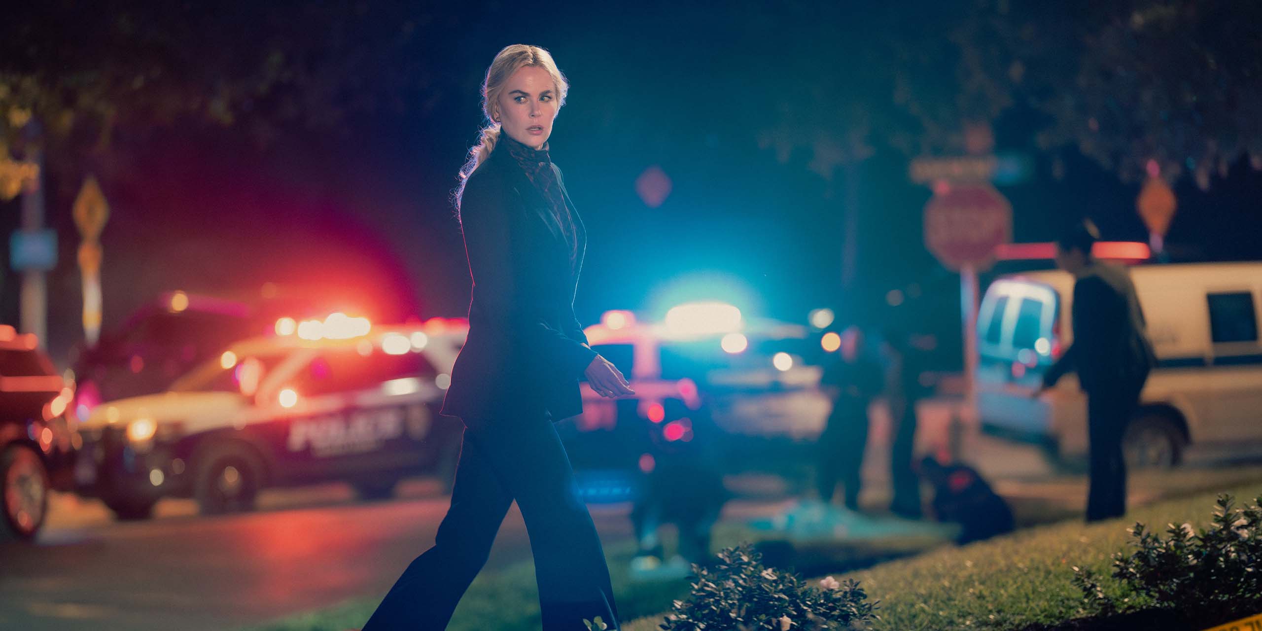 Kaitlyn Meade (Nicole Kidman) sur la scène du crime dans la saison 3 de dans Opérations Spéciales : Lioness.