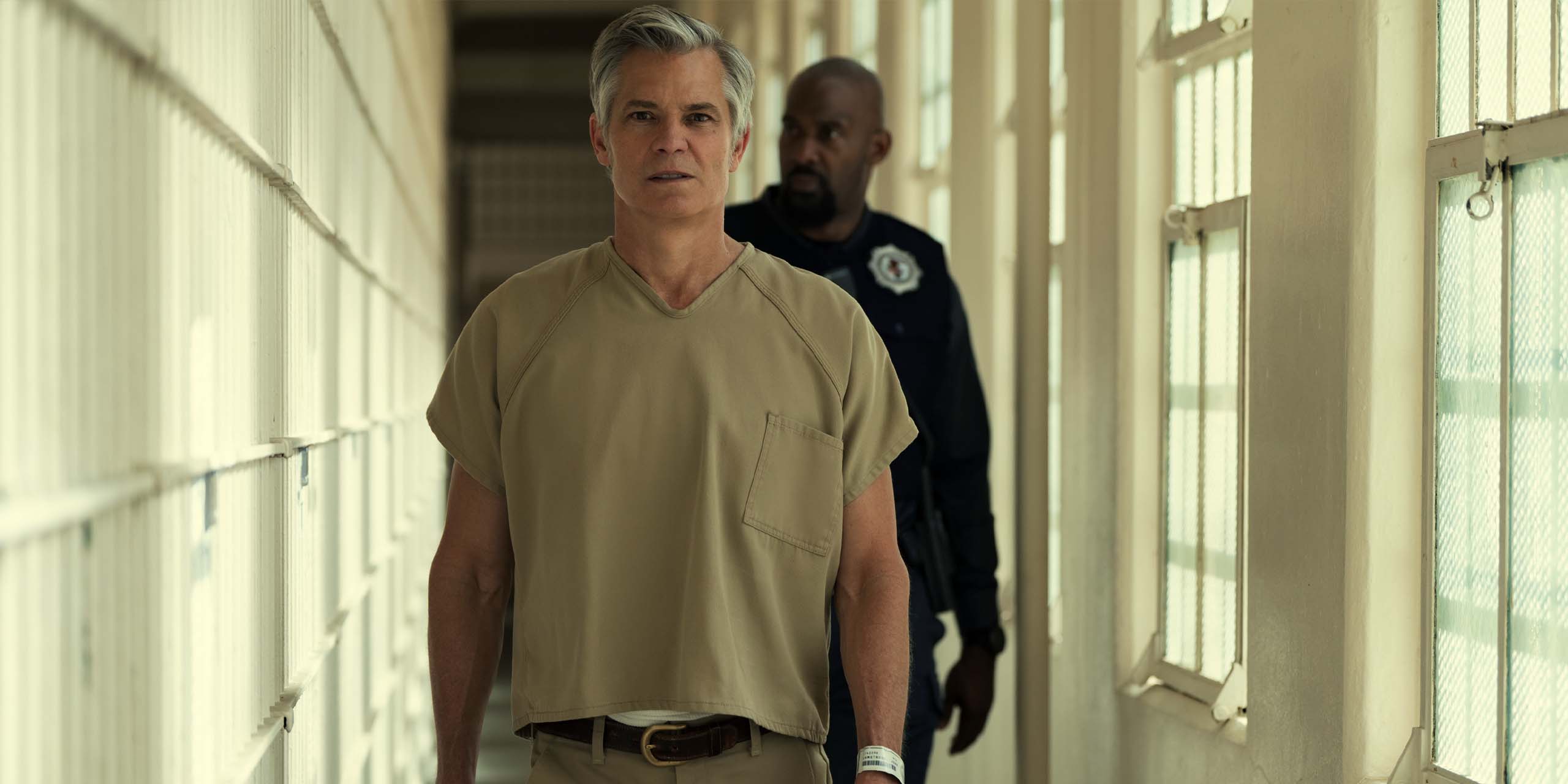 John Armstrong (Timothy Olyphant) en prison dans Lucky.