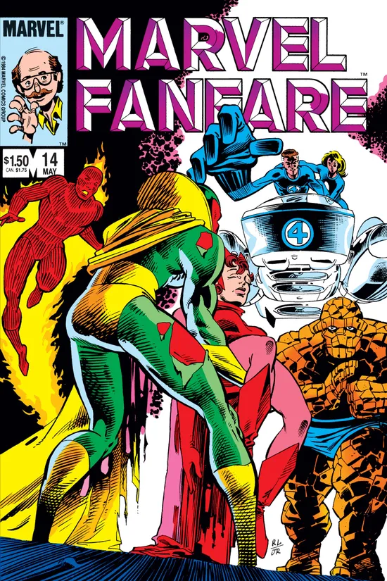 Couverture de Marvel Fanfare #14 par Rick Leonardi et Josef Rubinstein.