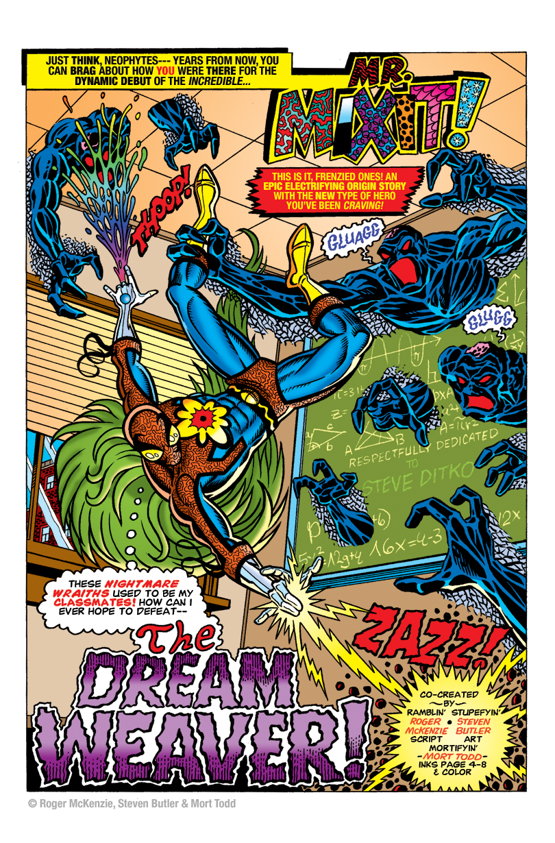 Mr. Mixit dans The Charlton Arrow #1, dessiné par Steven Butler.
