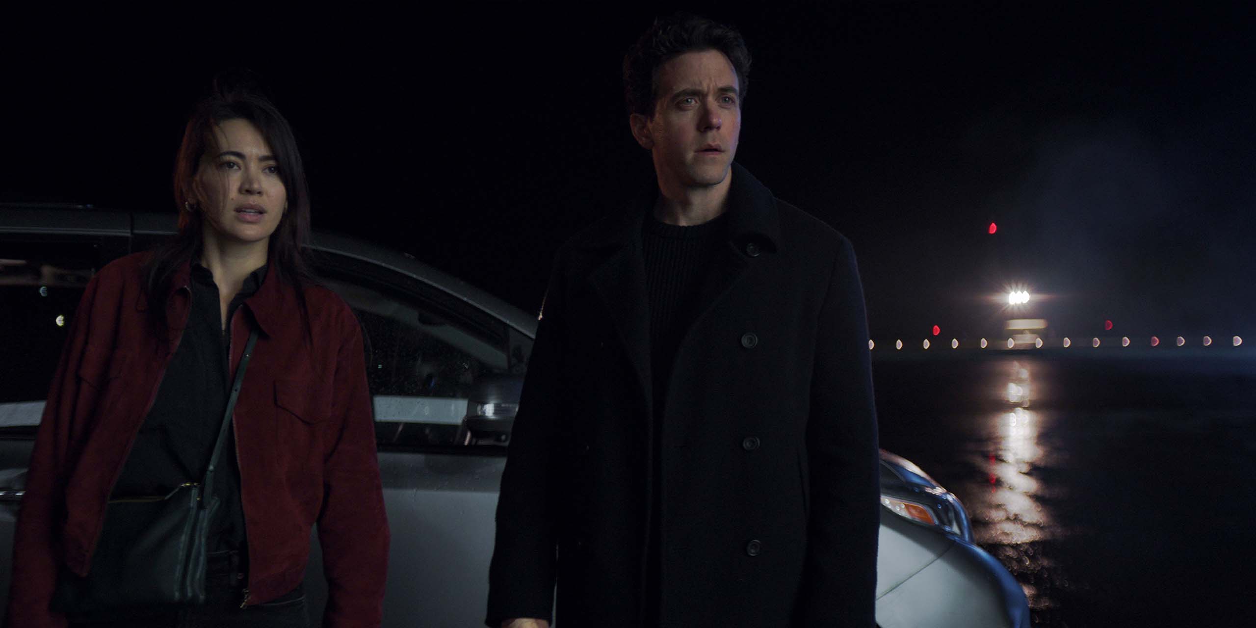 Daniel Keene (Ashley Zukerman) et Helen Drew (Jessica Henwick) dans la saison 3 de Silo.