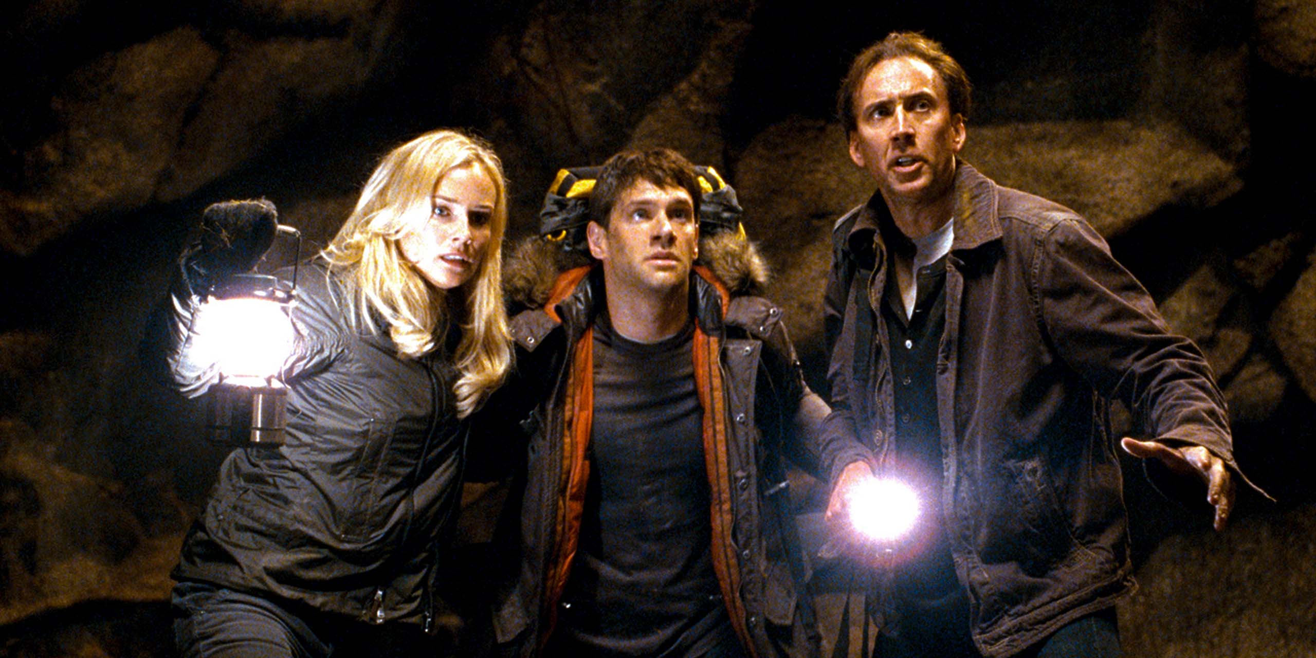 Diane Kruger dans le rôle d'Abigail Chase, Justin Bartha dans celui de Riley Poole et Nicolas Cage dans celui de Benjamin Gates.