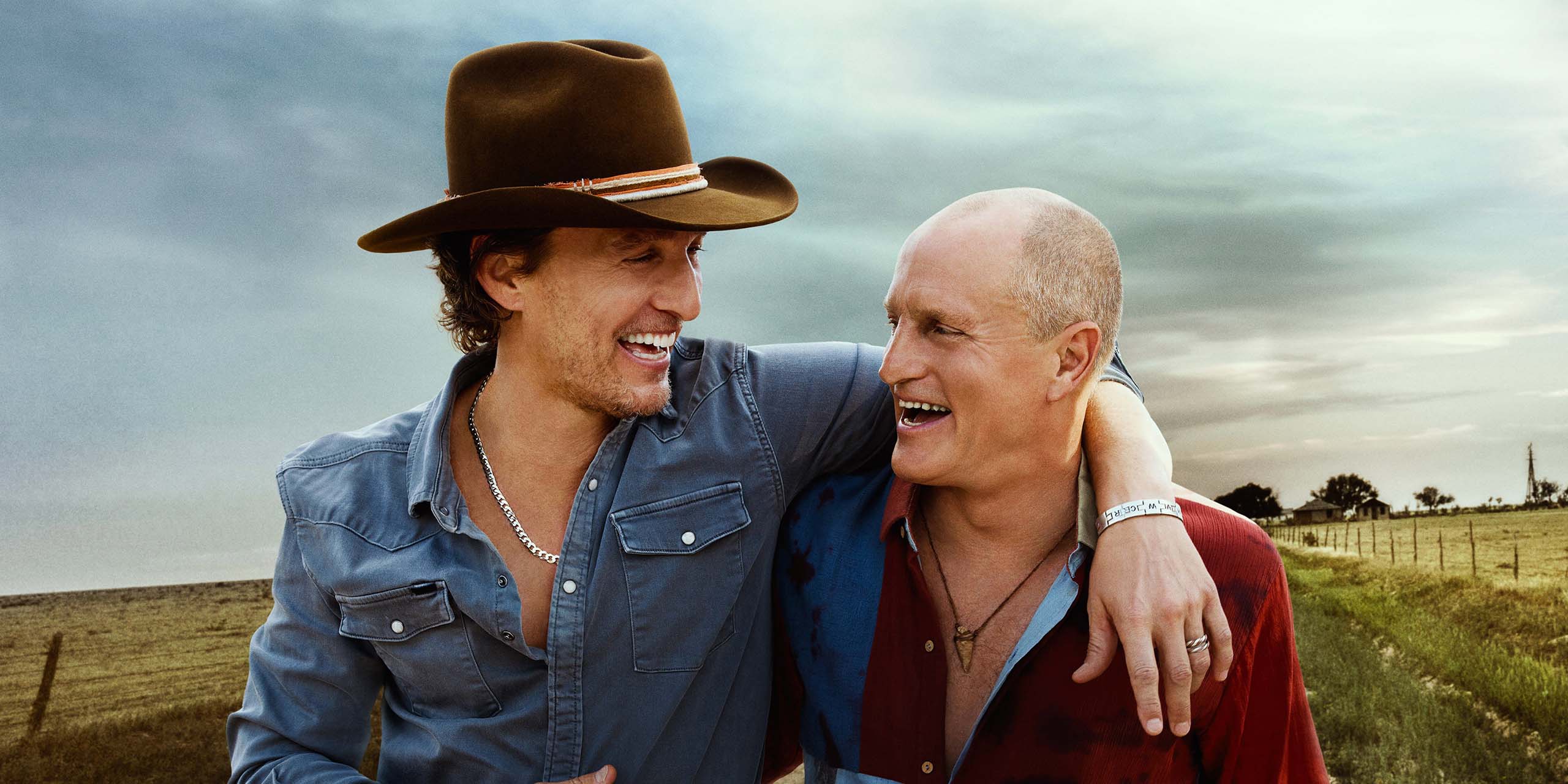 Woody Harrelson et Matthew McConaughey sur l'affiche de la série Brothers.