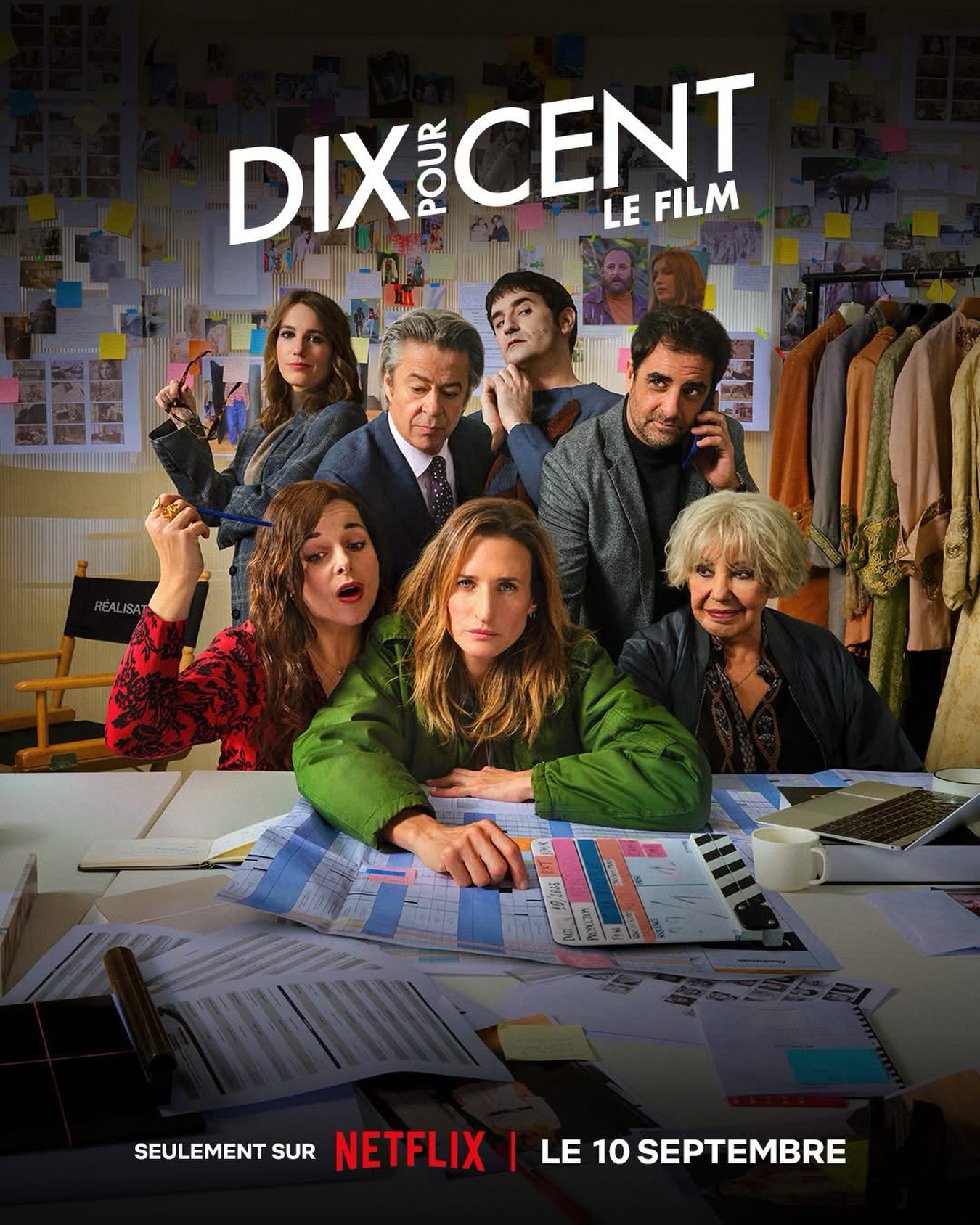 Affiche du film Dix pour Cent sur Netflix.