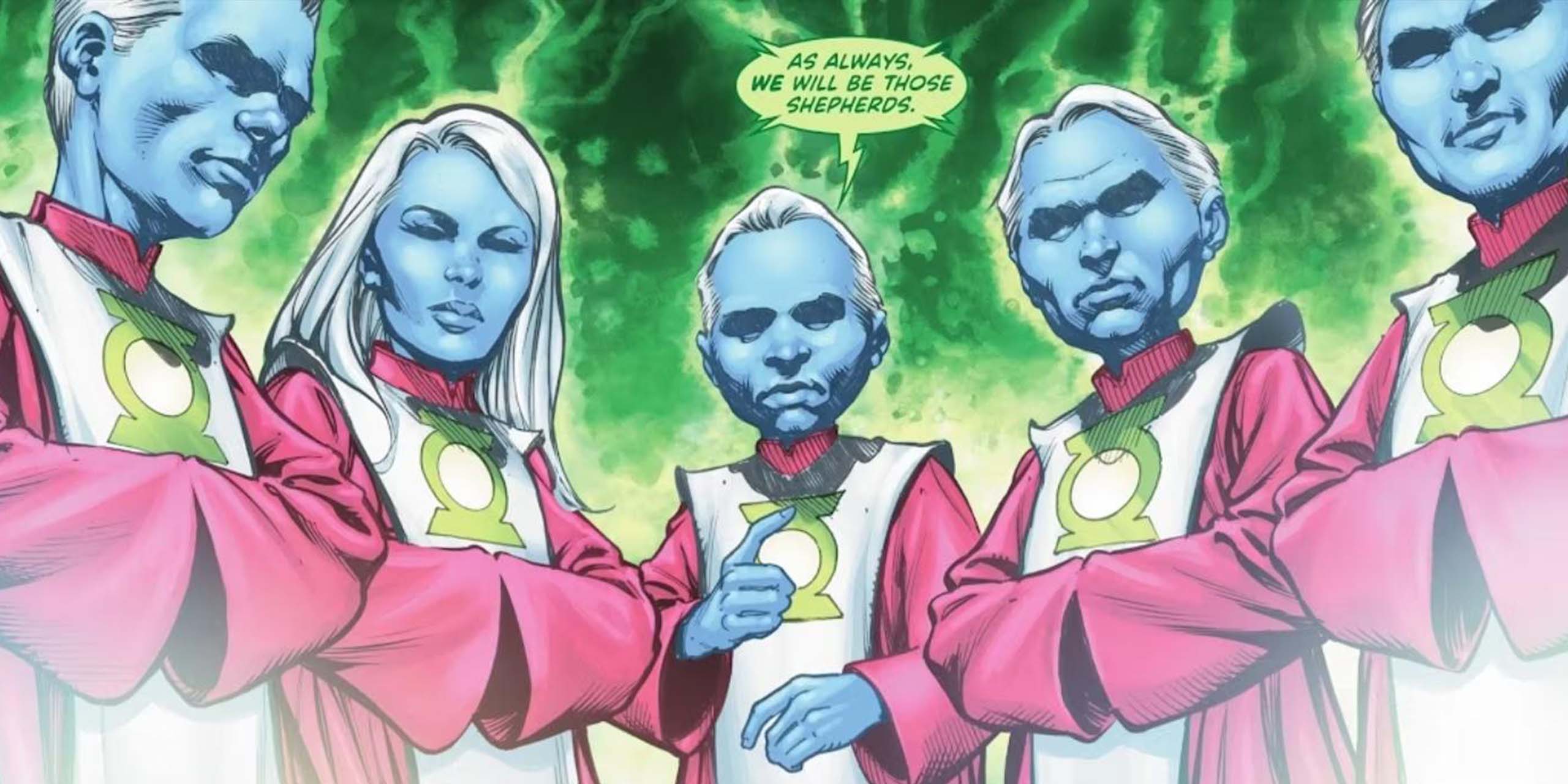 Les Gardiens de l'univers dans les comics Green Lantern.