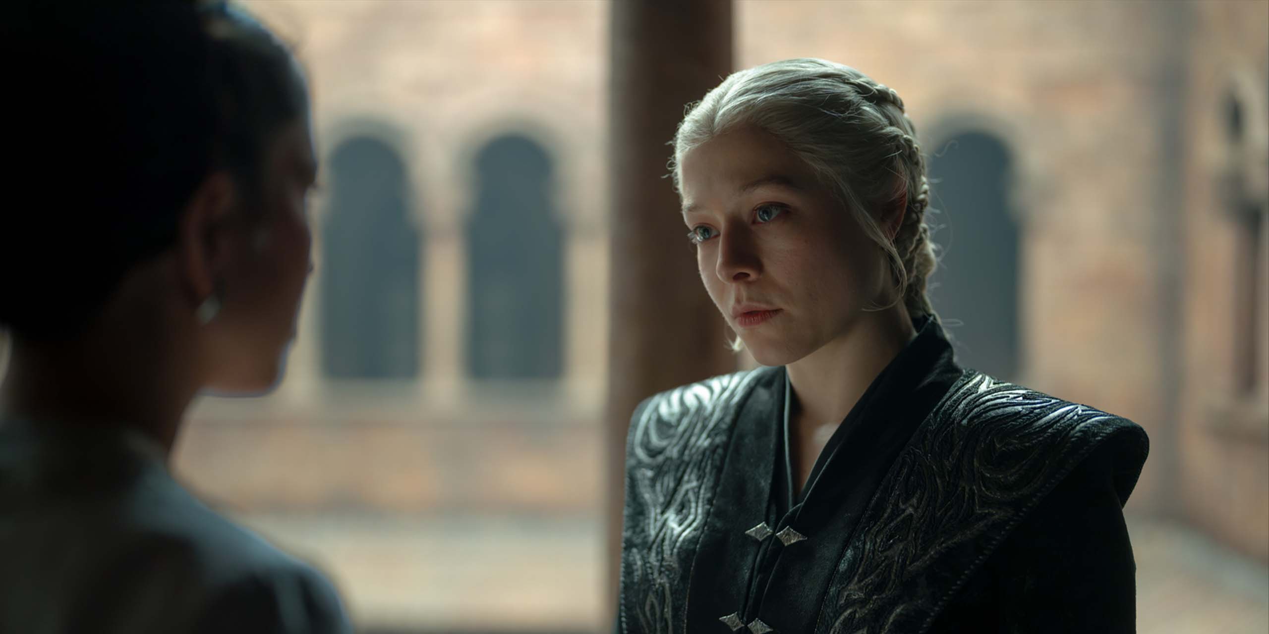 Rhaenyra Targaryen (Emma D’Arcy) dans la saison 3 d'House of the Dragon.