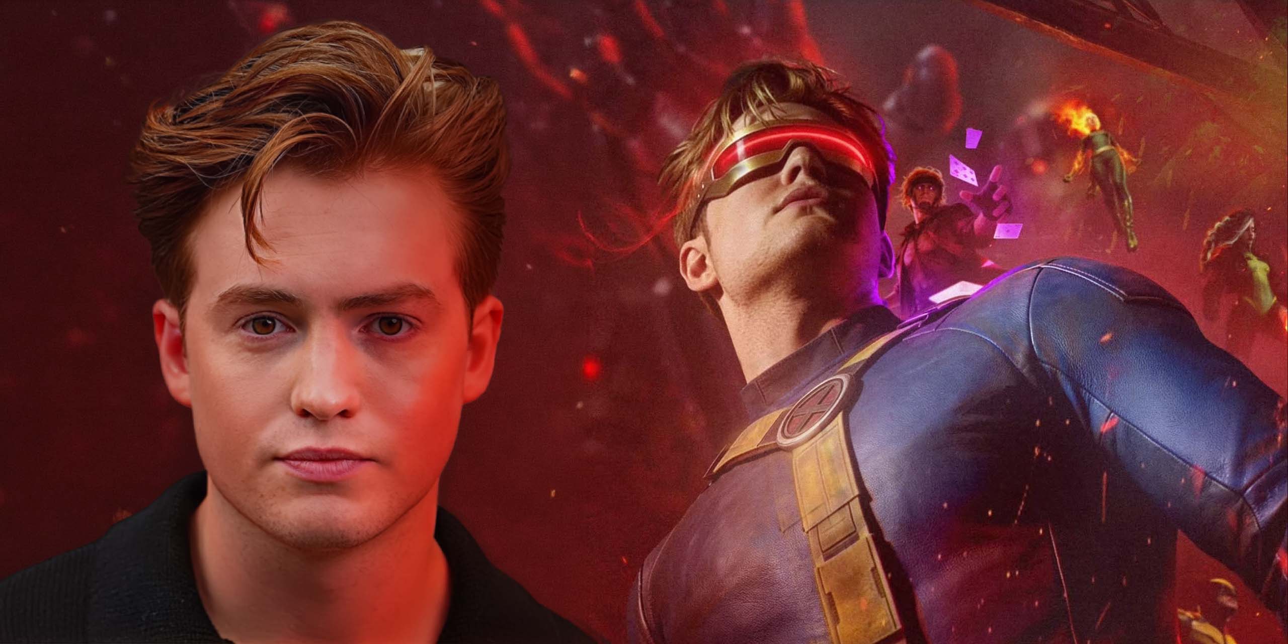 Kit Connor dans le rôle du leader des X-Men du MCU, Cyclope - illustration par @Bosslogic.