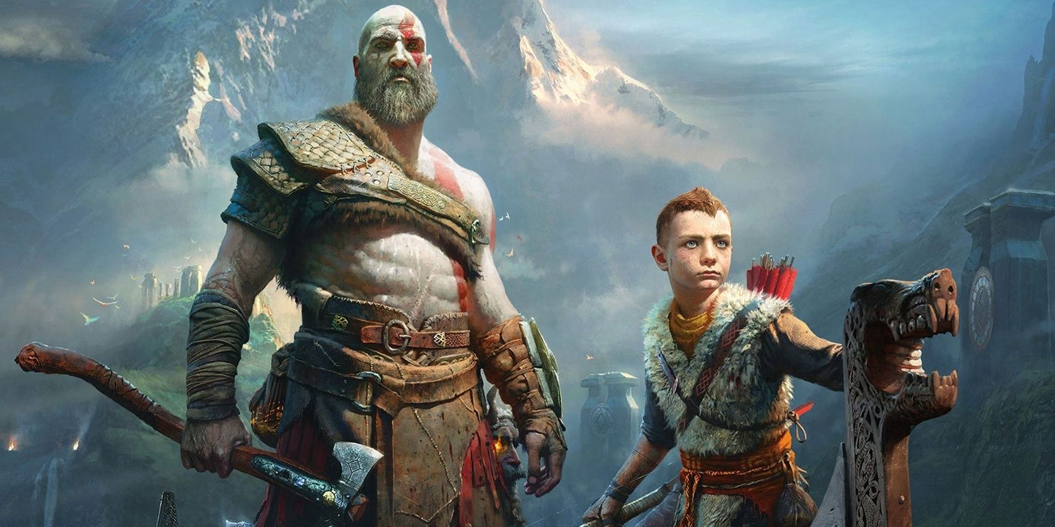 Kratos et Atreus dans le jeu God of War - Ragnarök.
