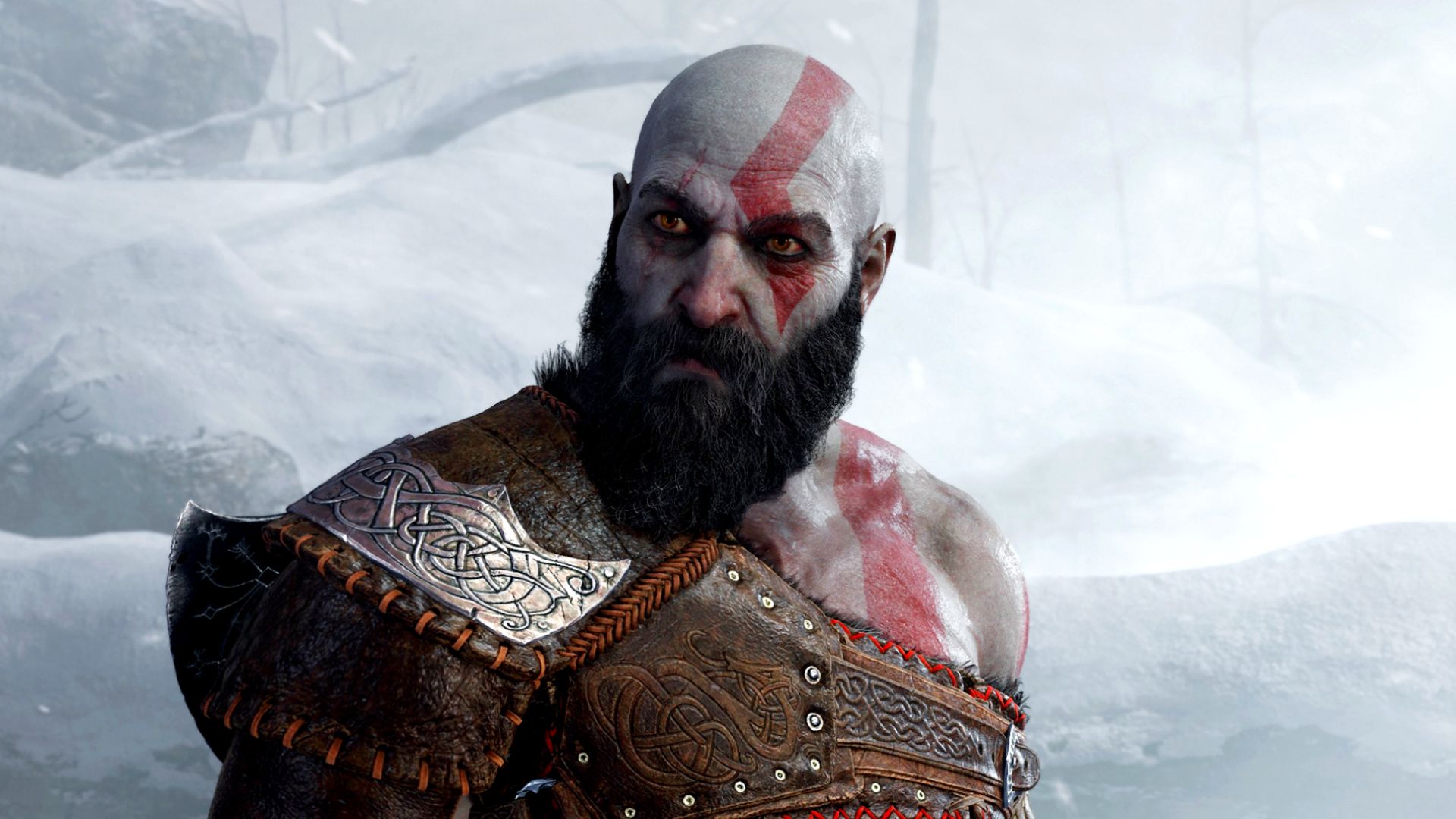 Kratos dans le jeu God of War - Ragnarök.