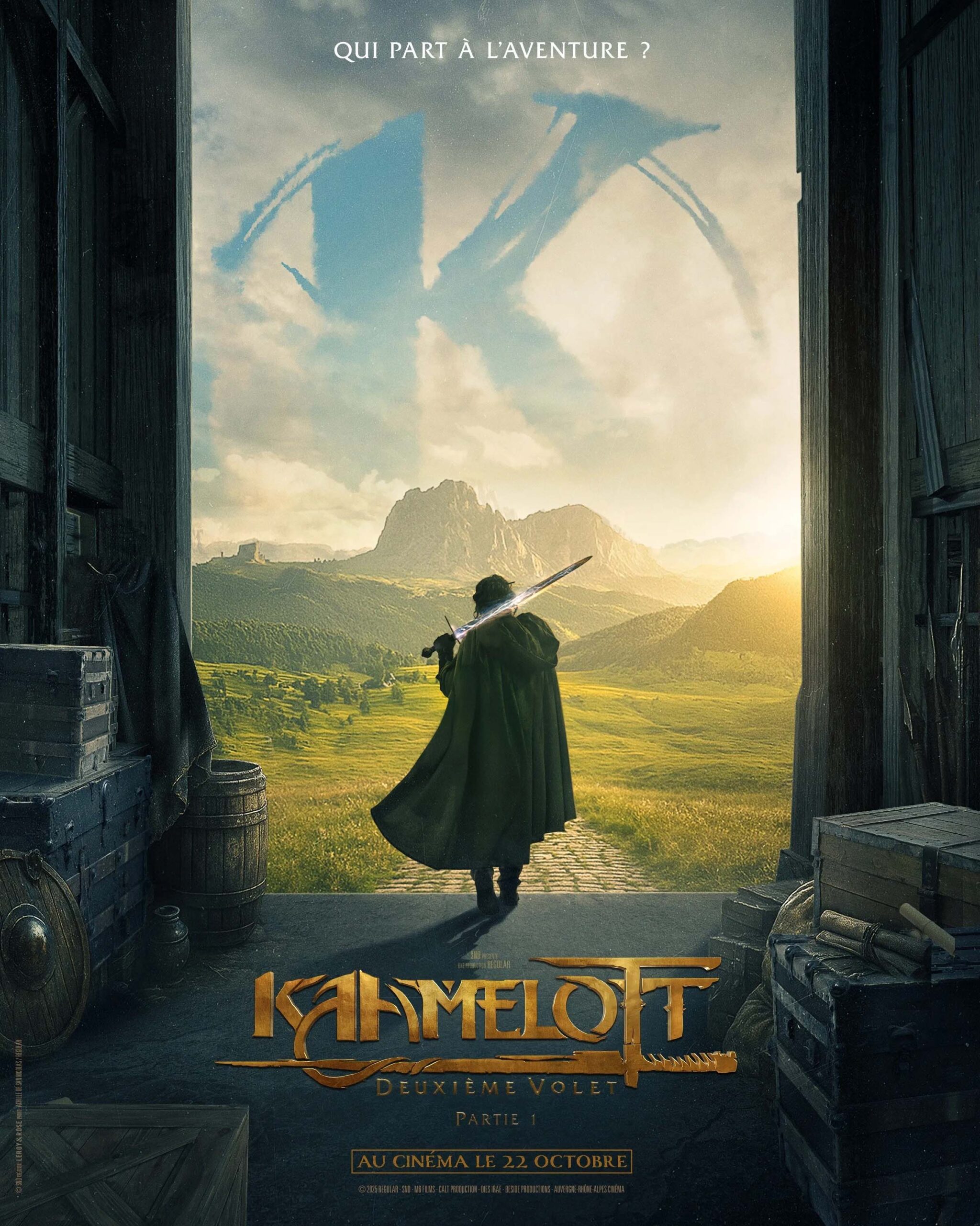 Affiche du film Kaamelott - Deuxième Volet (Partie 2) d'Alexandre Astier.