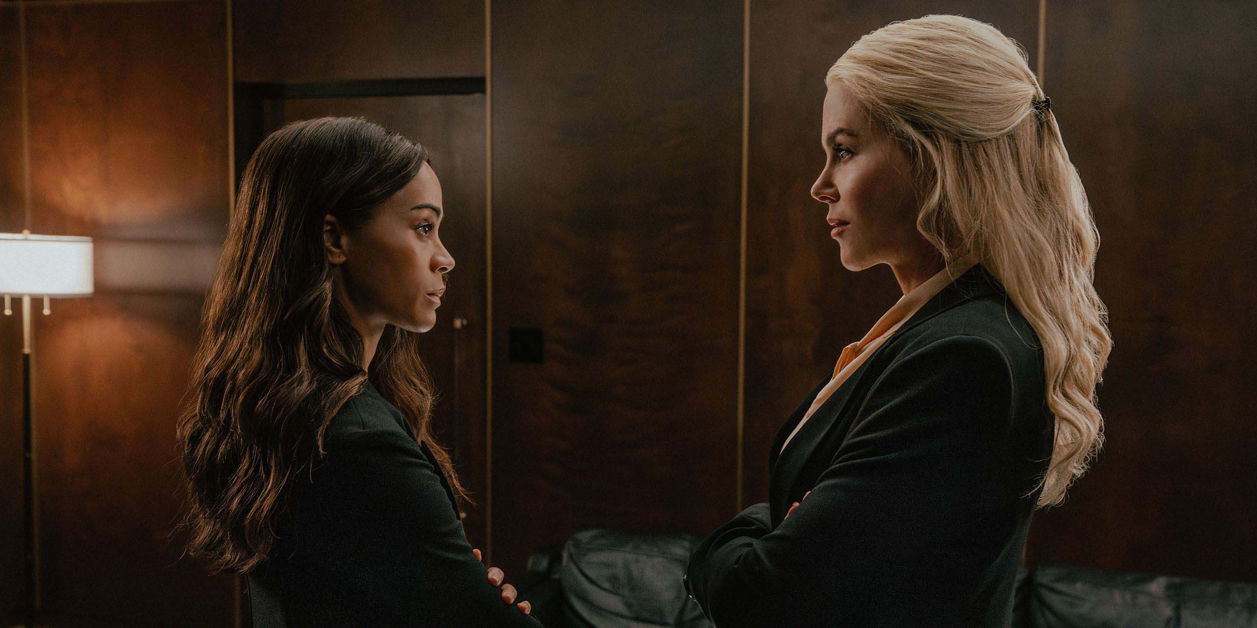Zoe Saldaña face à Nicole Kidman dans la saison 3 de Lioness.