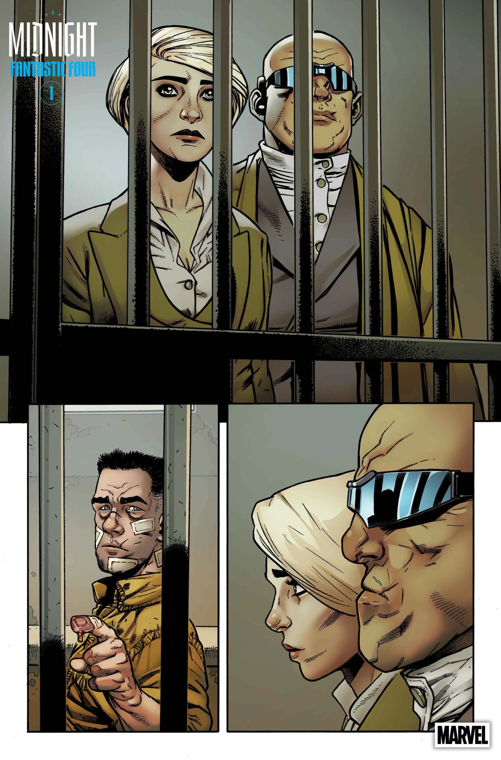Page 2 de Midnight Fantastic Four #1.