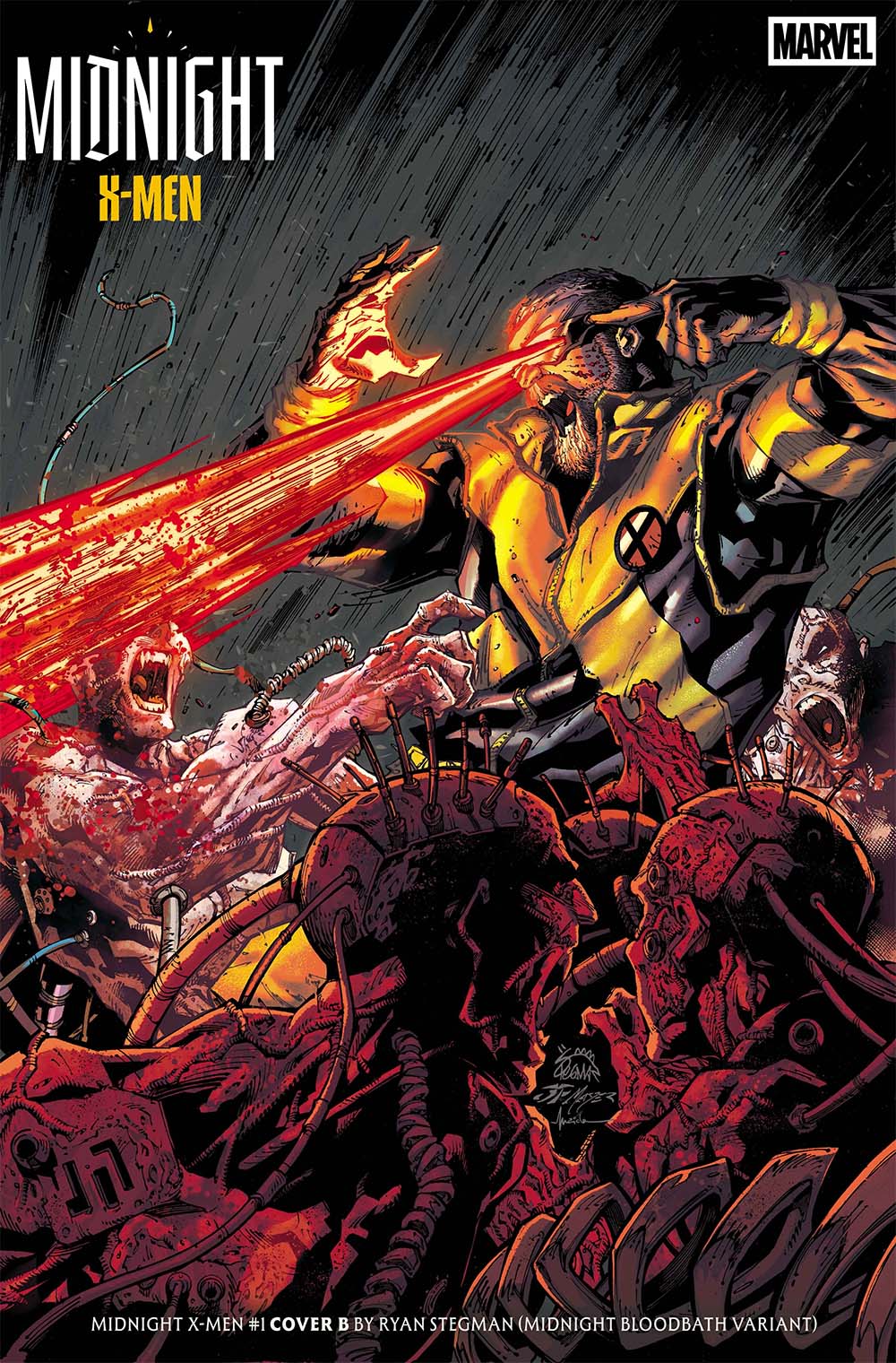 Couverture alternative "Bloodbath" par Ryan Stegman de Midnight X-Men #1.