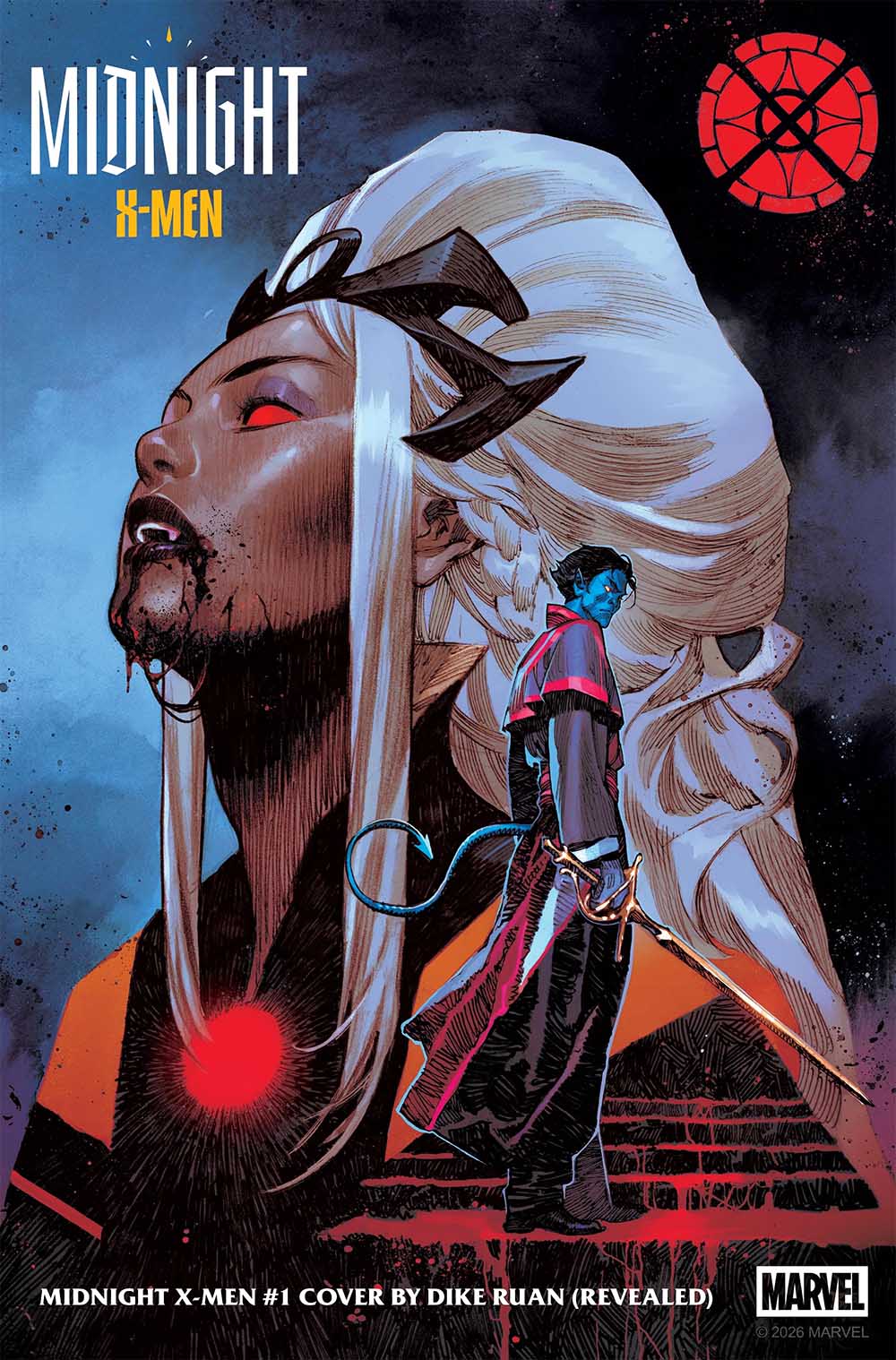 Couverture de Midnight X-Men #1 par Dike Ruan.