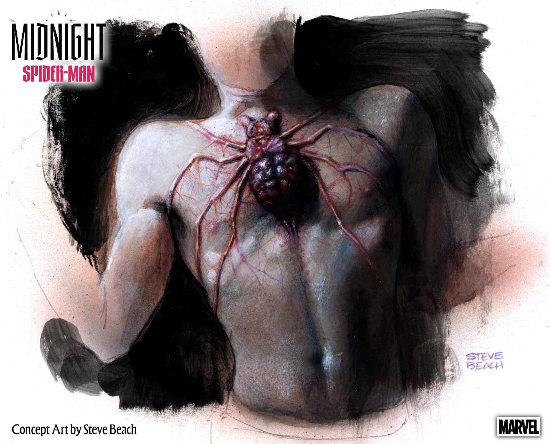 Concept art pour Midnight Spider-Man.