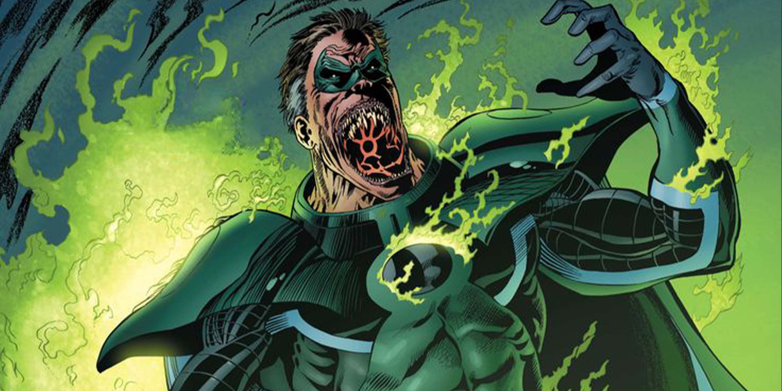 Le terrifiant Parallax, incarné par Hal Jordan, dans les comics DC de Green Lantern.