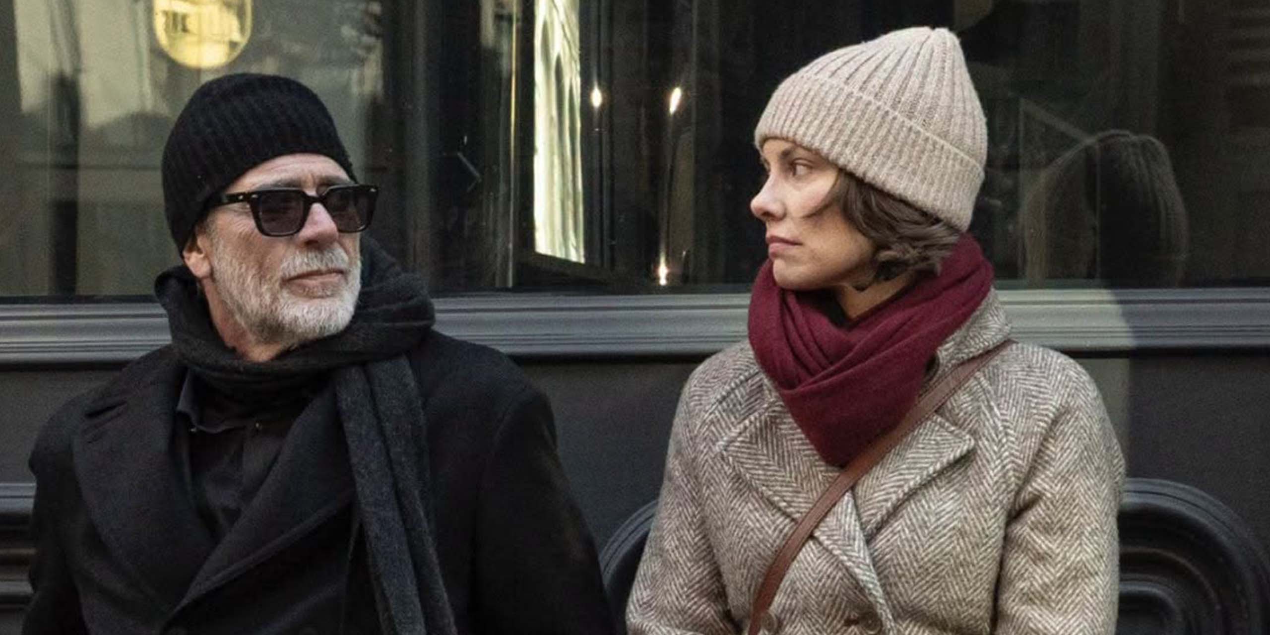 Negan (Jeffrey Dean Morgan) et Maggie (Lauren Cohan) dans une réalité alternative dans la saison 3 de The Walking Dead : Dead City