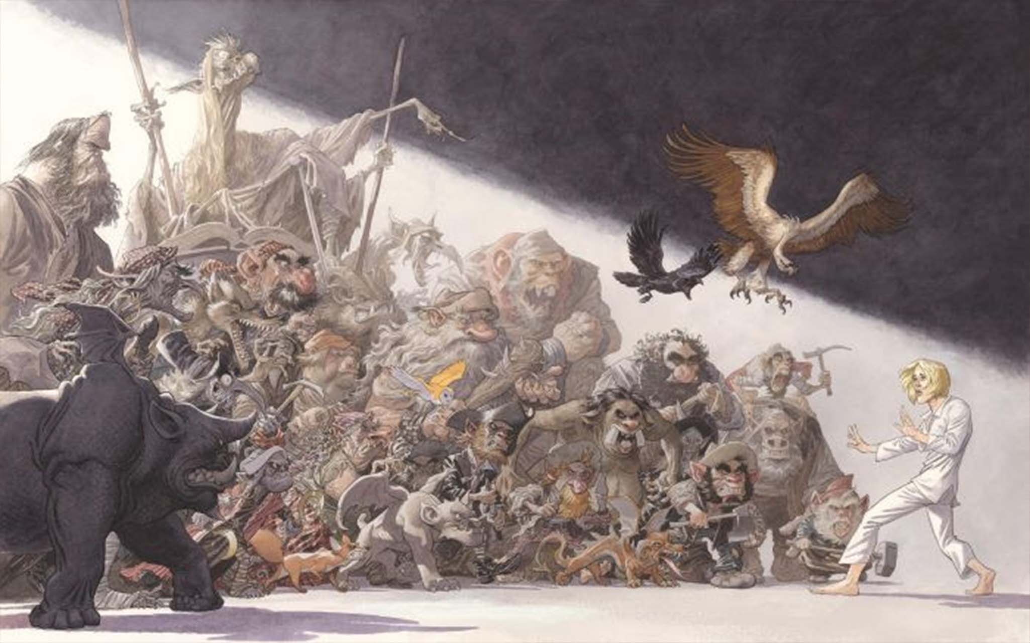 Illustration de Juanjo Guarnido tirée de l'album Le Dernier Croque-mitaine.