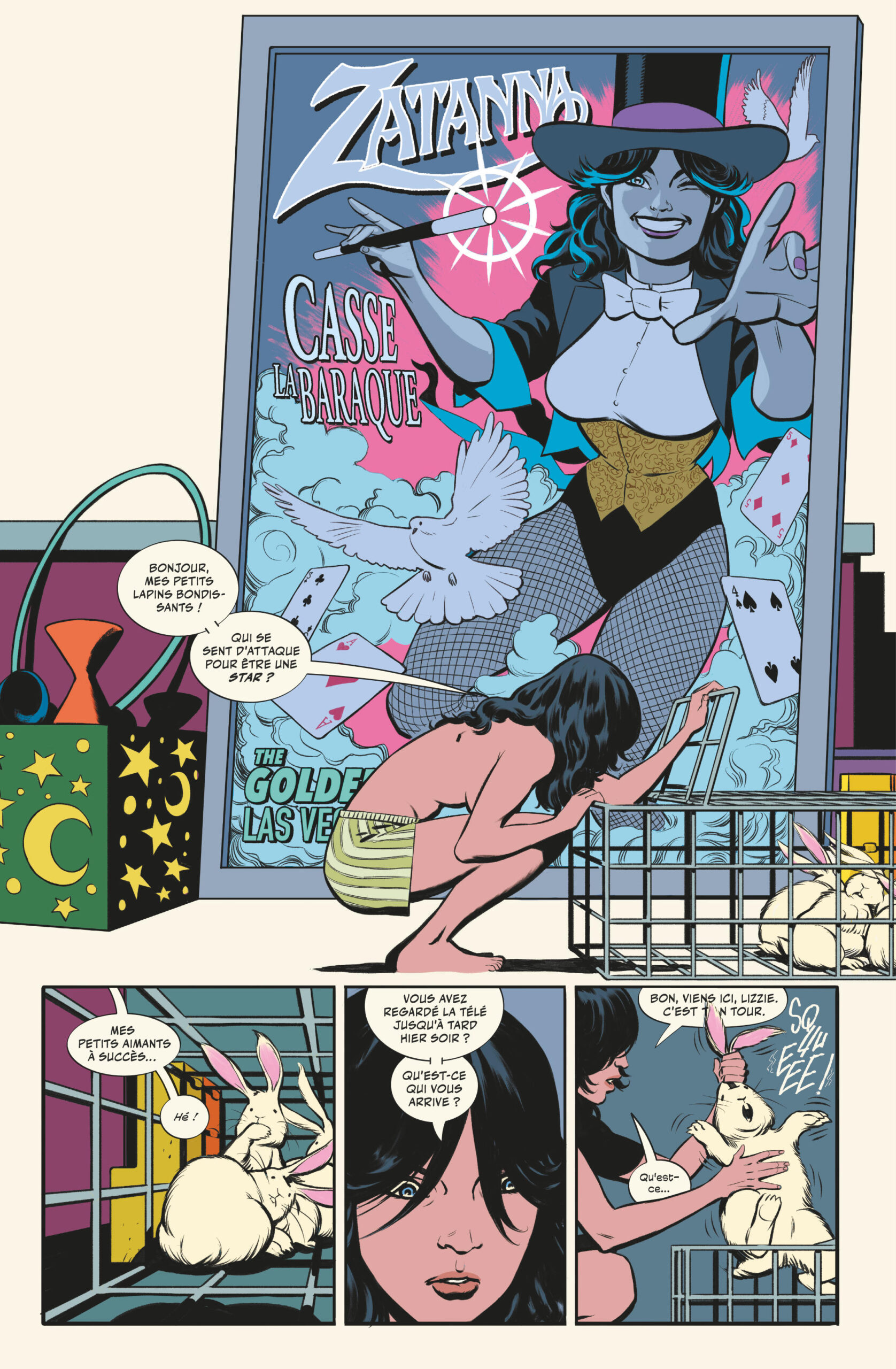 Page extraite de Zatanna: Bring Down the House.