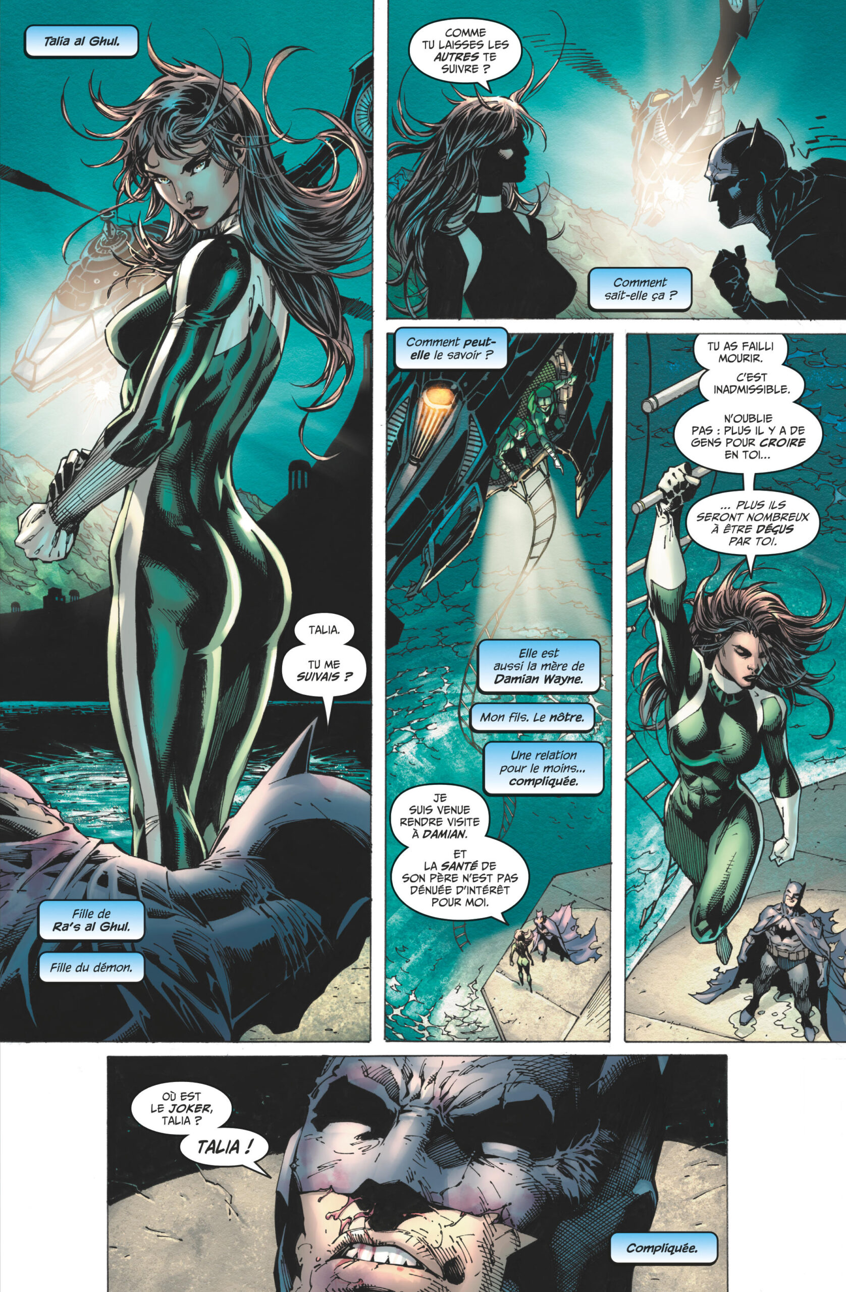 Batman dans une planche de Silence 2 dessinée par Jim Lee.