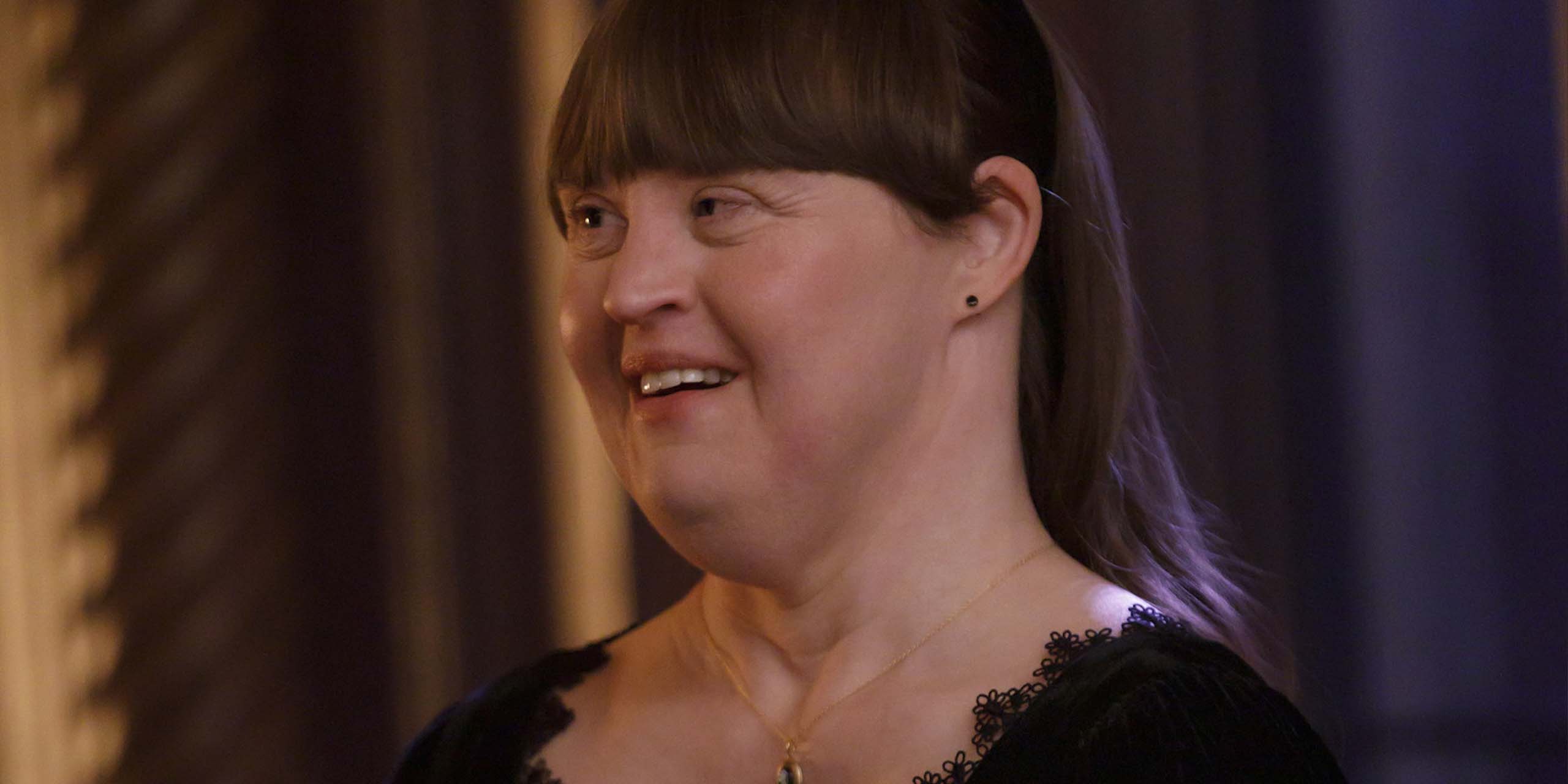 Jamie Brewer dans le rôle d’Addie dans la saison 13 d'American Horror Story.