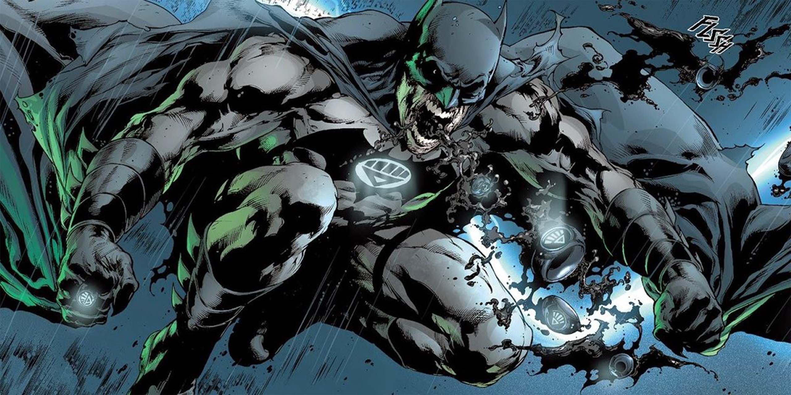 Batman en Black Lantern dans Blackest Night.