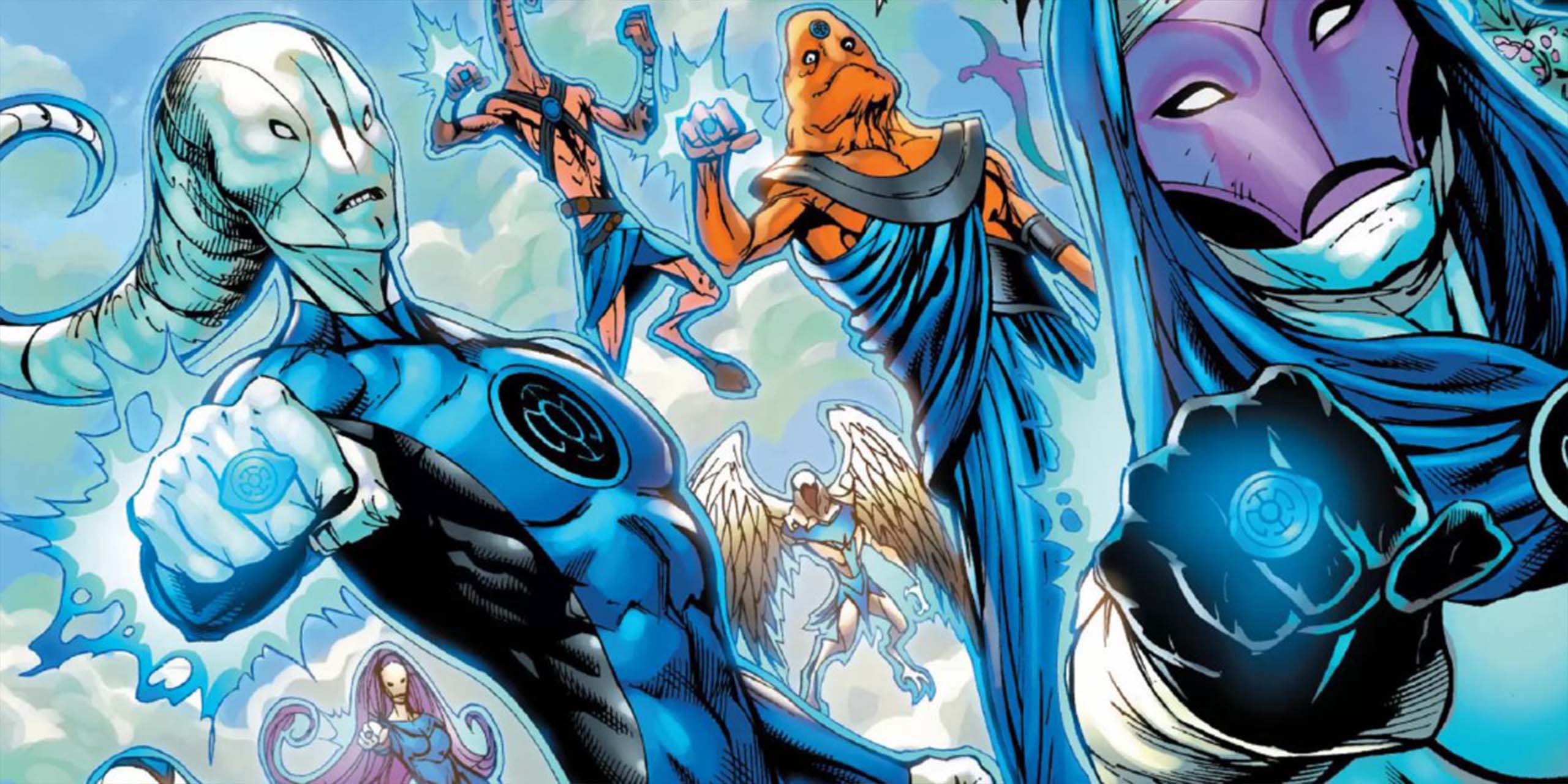 Le Corps des Blue Lantern dans les comics DC.