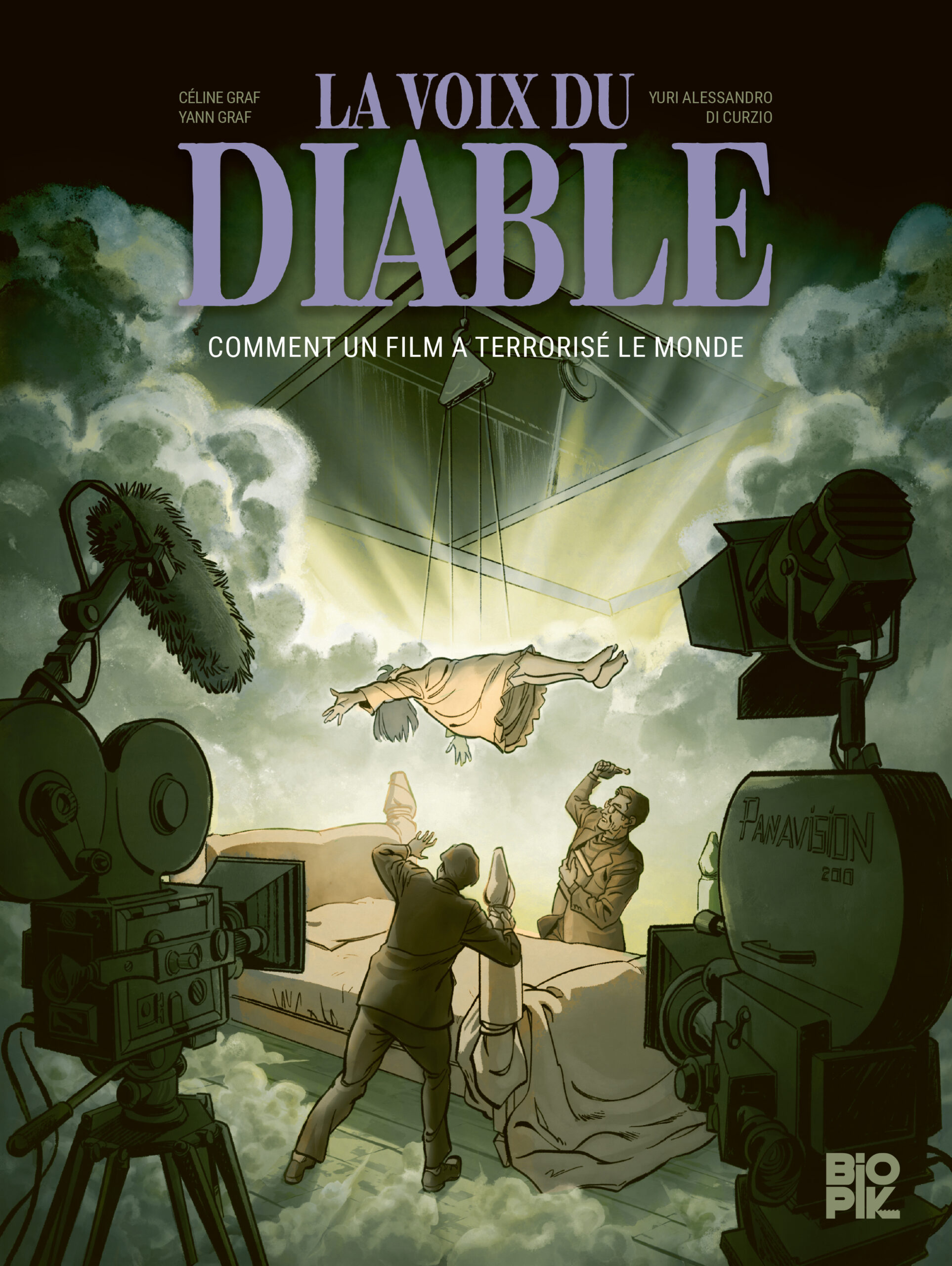 Couverture de l'album La voix du diable qui raconte le tournage du film L'Exorciste.