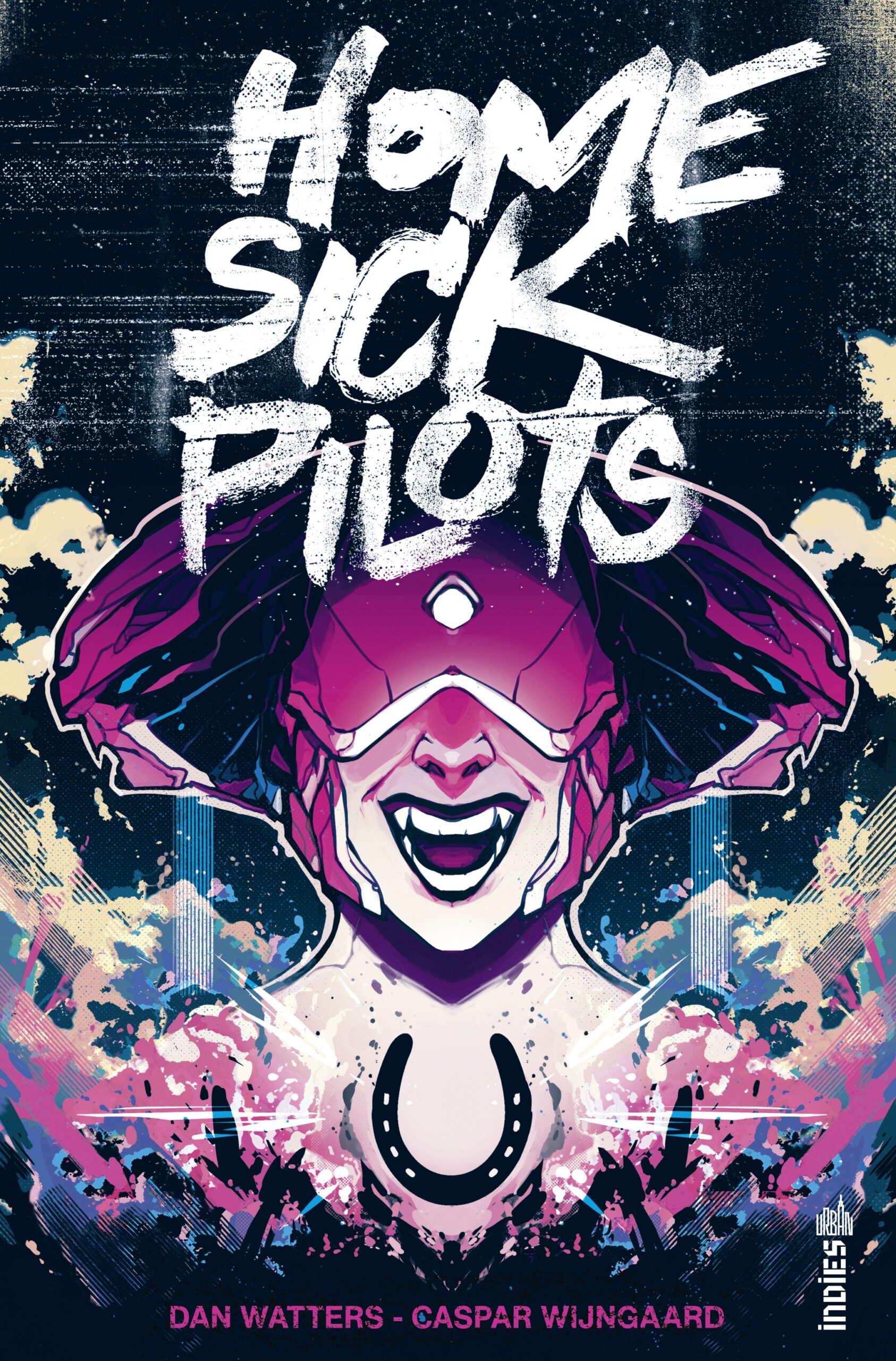 Couverture de Home Sick Pilots de Dan Watters et Caspar Wijngaard chez Urban Comics.