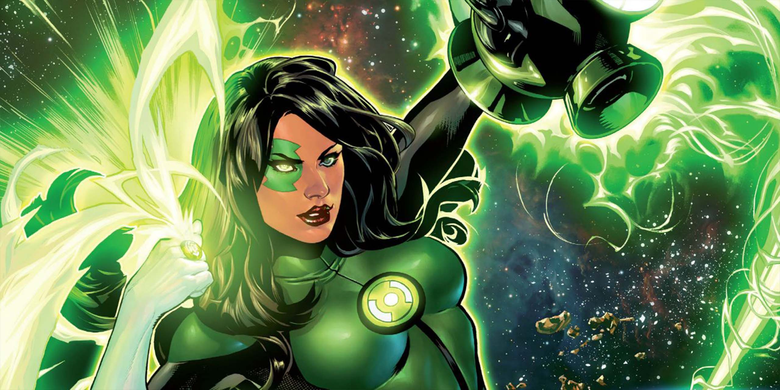 La Green Lantern Jessica Cruz dans les comics DC.