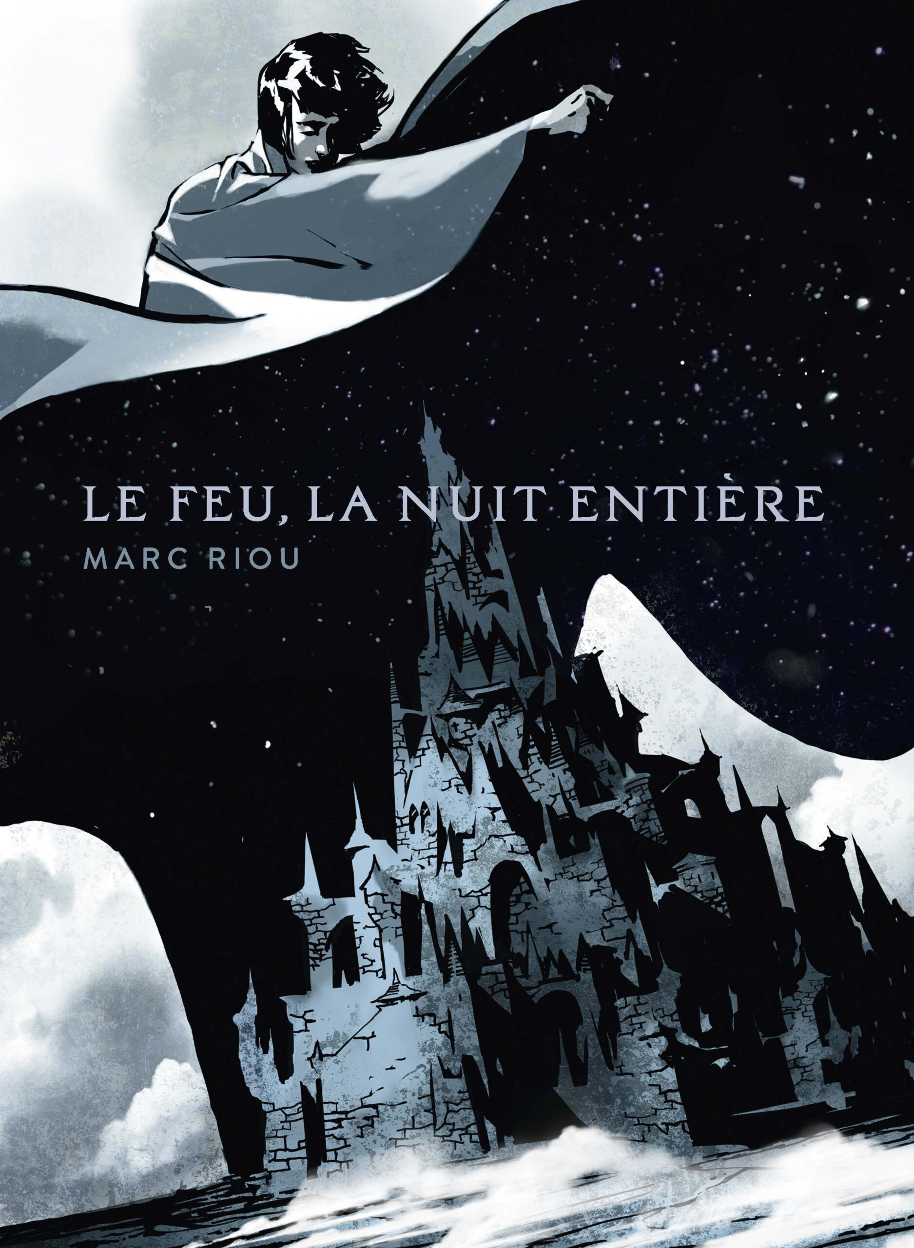 Couverture de Le Feu, la nuit entière, de Marc Riou chez Morgen.