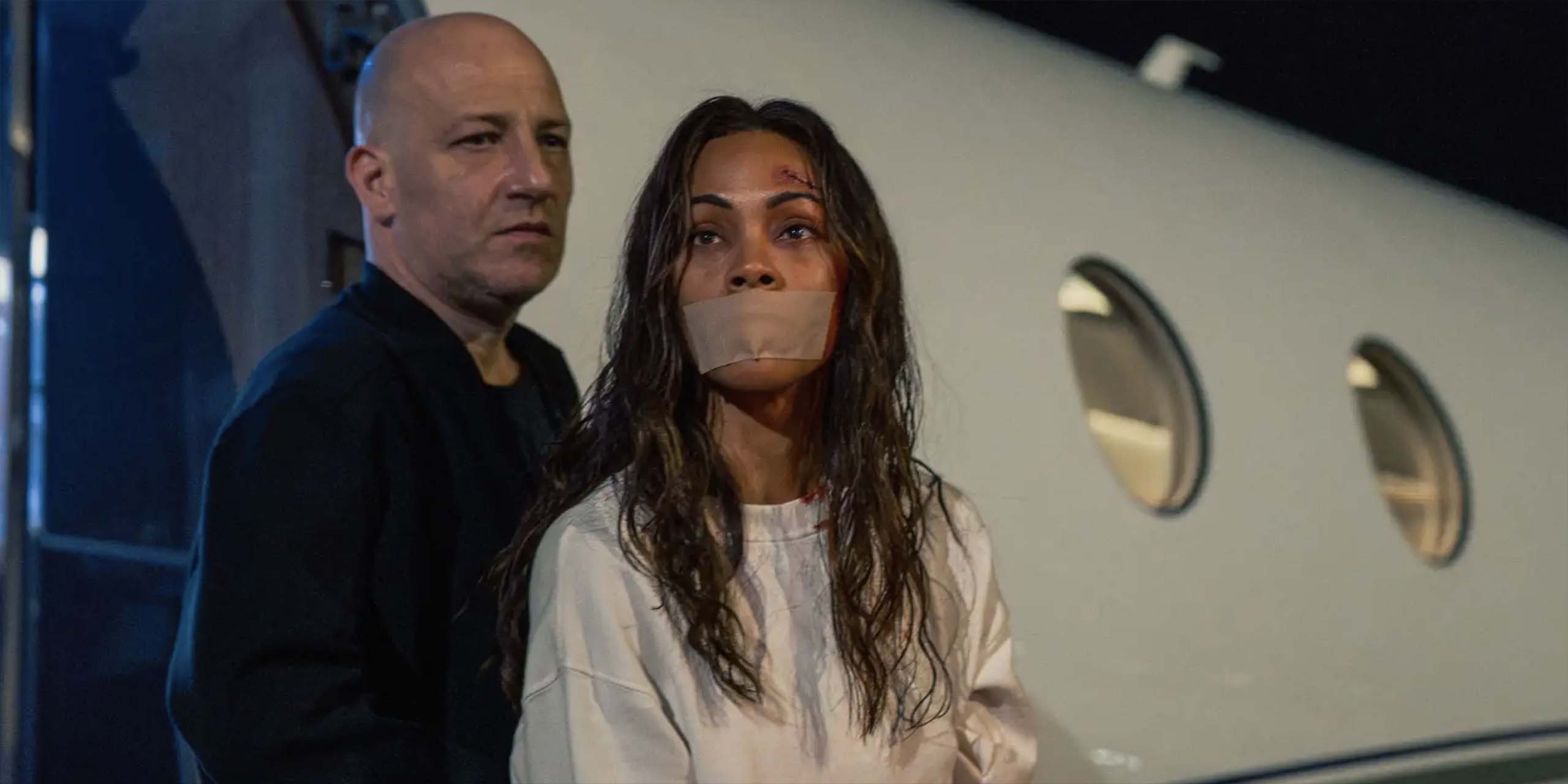 Joe (Zoe Saldaña) capturée dans la saison 3 d'Opérations Spéciales : Lioness.