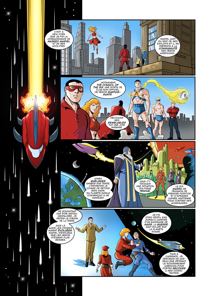 Page 2 de Martian Wars, le tome 5 de Centaur Chronicles