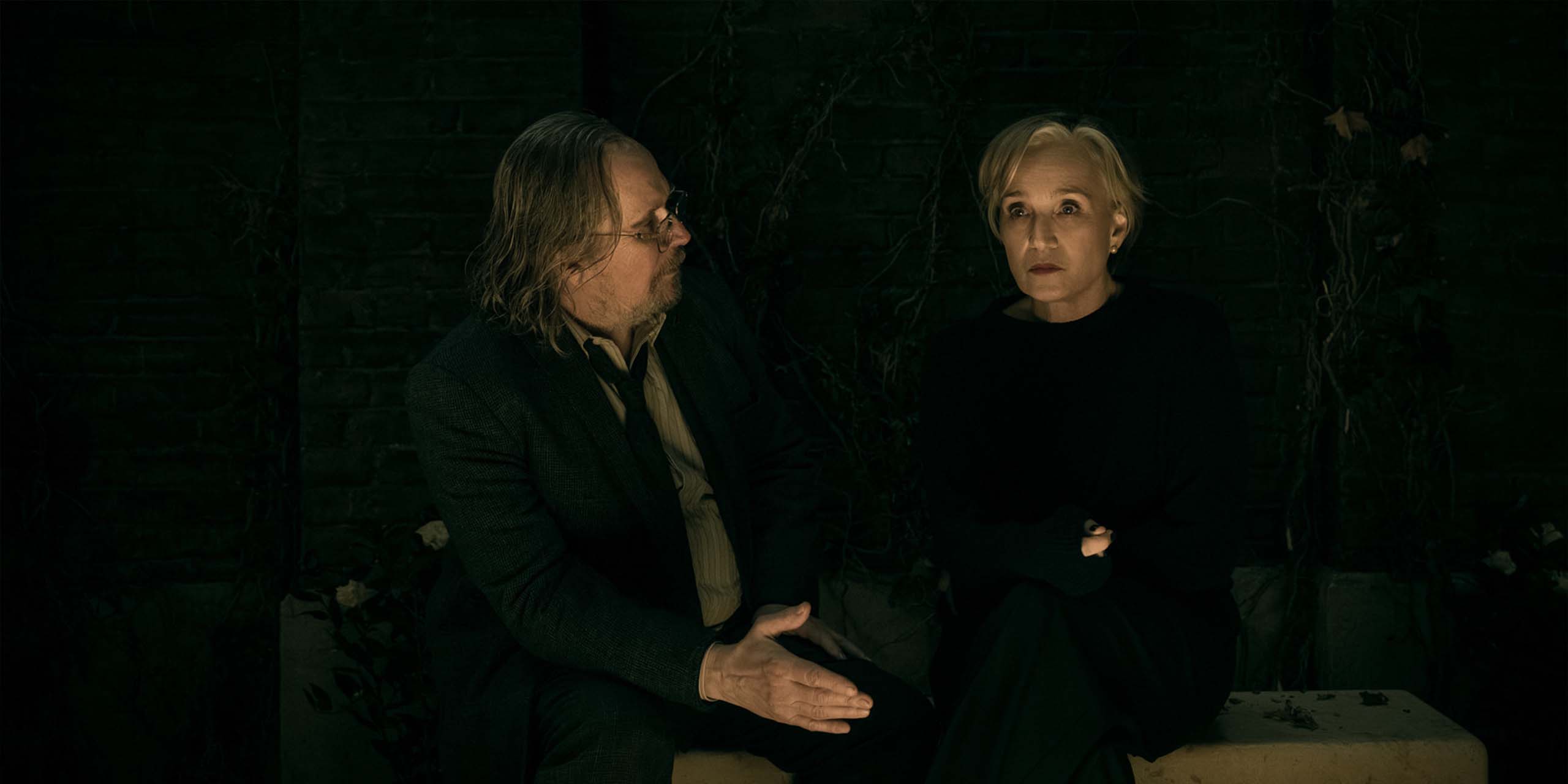Jackson Lamb (Sir Gary Oldman) et Diana Taverner (Kristin Scott Thomas) dans la saison 6 de Slow Horses.