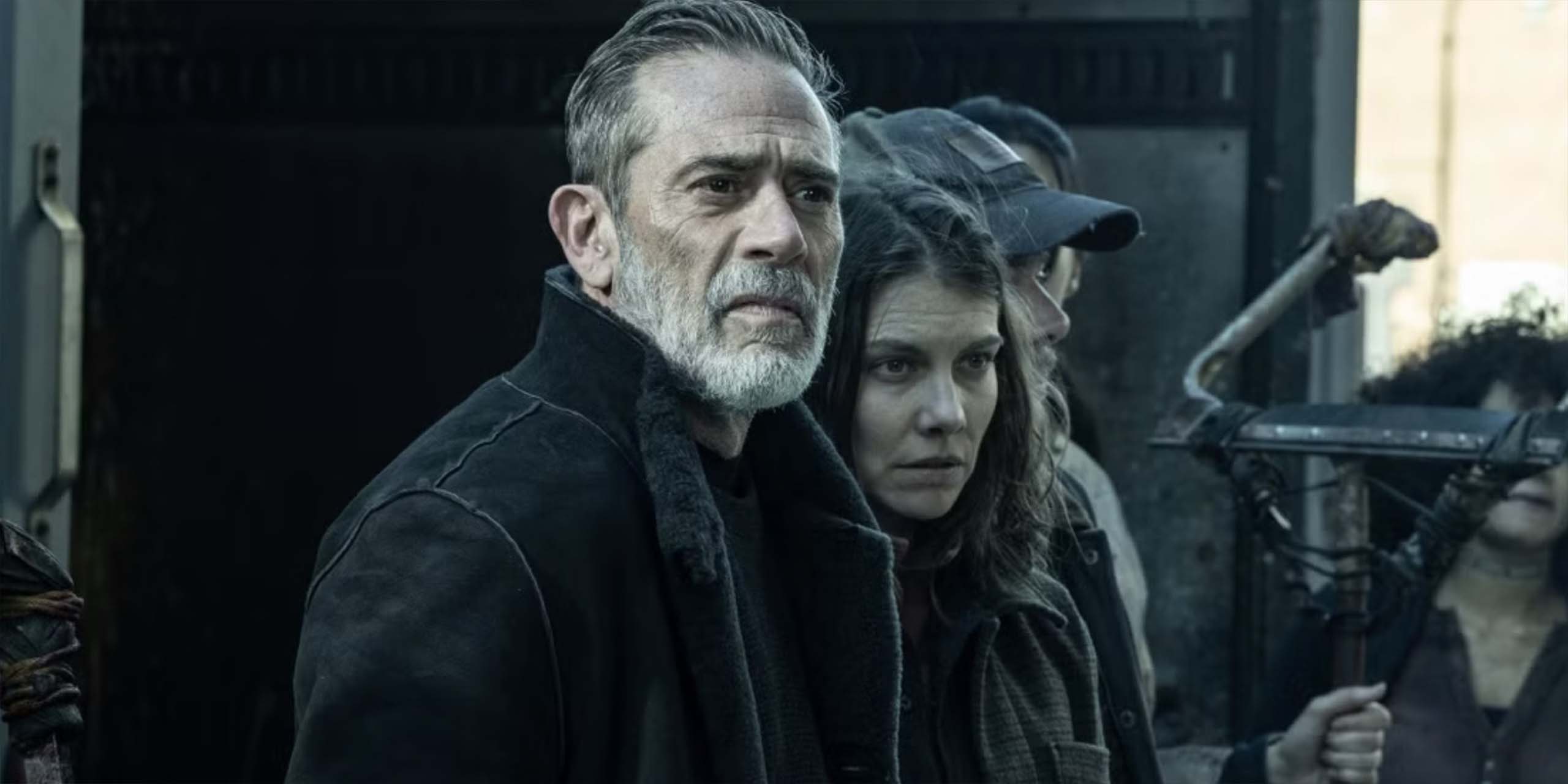 Negan (Jeffrey Dean Morgan) et Maggie (Lauren Cohan) dans la saison 3 de The Walking Dead : Dead City