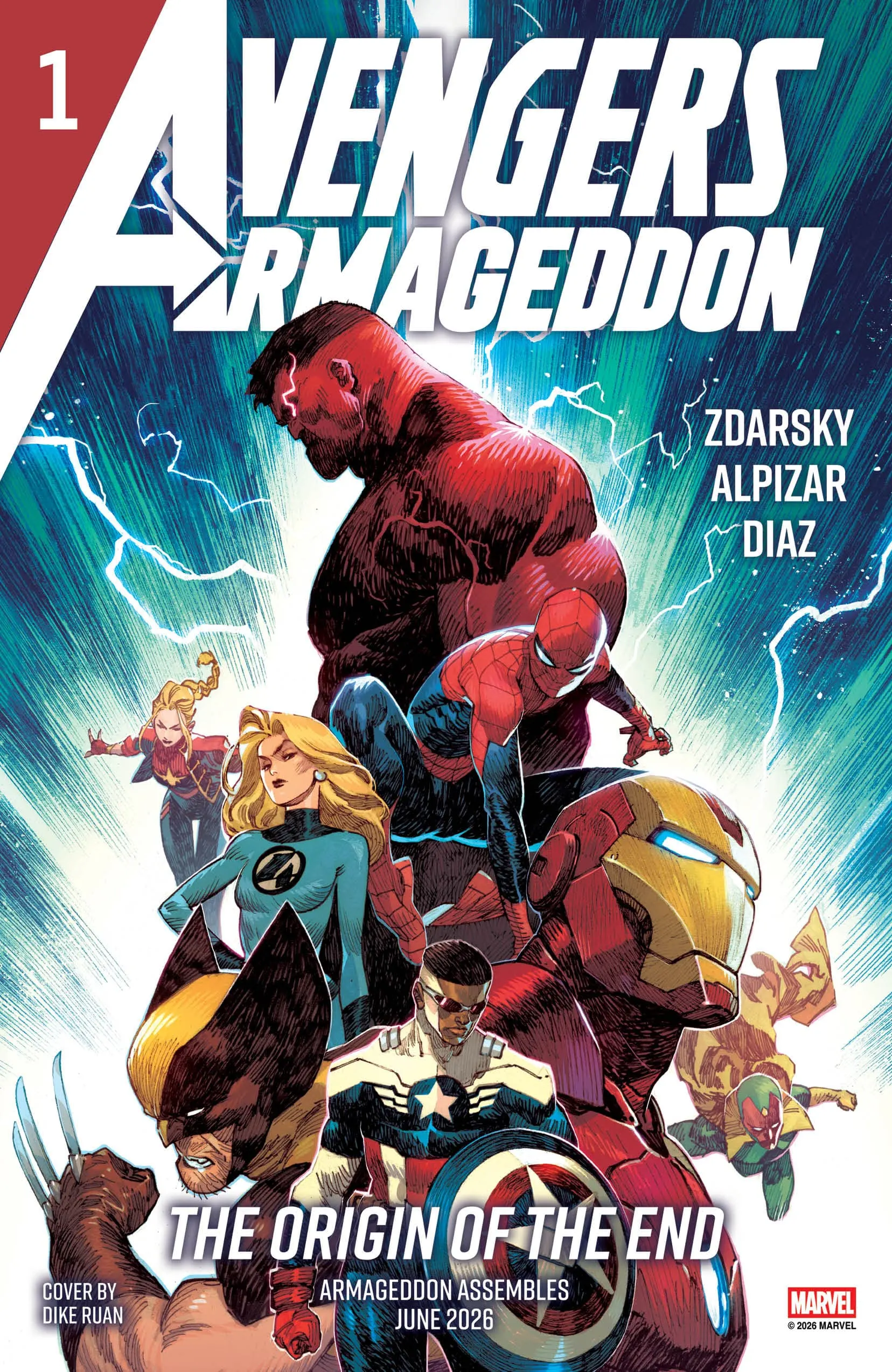 Couverture de Avengers: Armageddon #1.