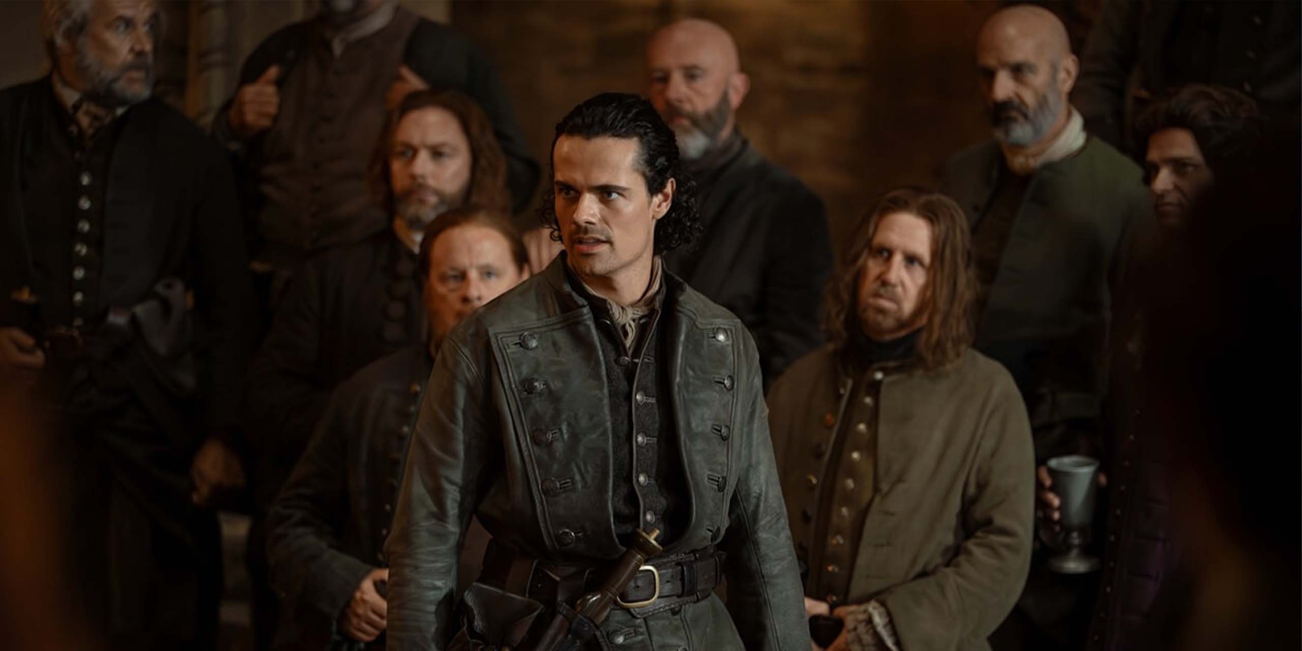 Brian Fraser (Jamie Roy) dans la saison 2 de Outlander: Blood of my blood.