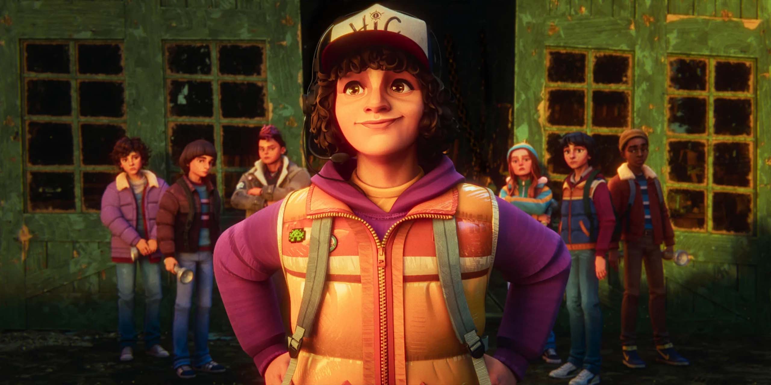 Max, Mike, Dustin, Onze et Nikki dans la saison 2 de Stranger Things : Chroniques de 1985