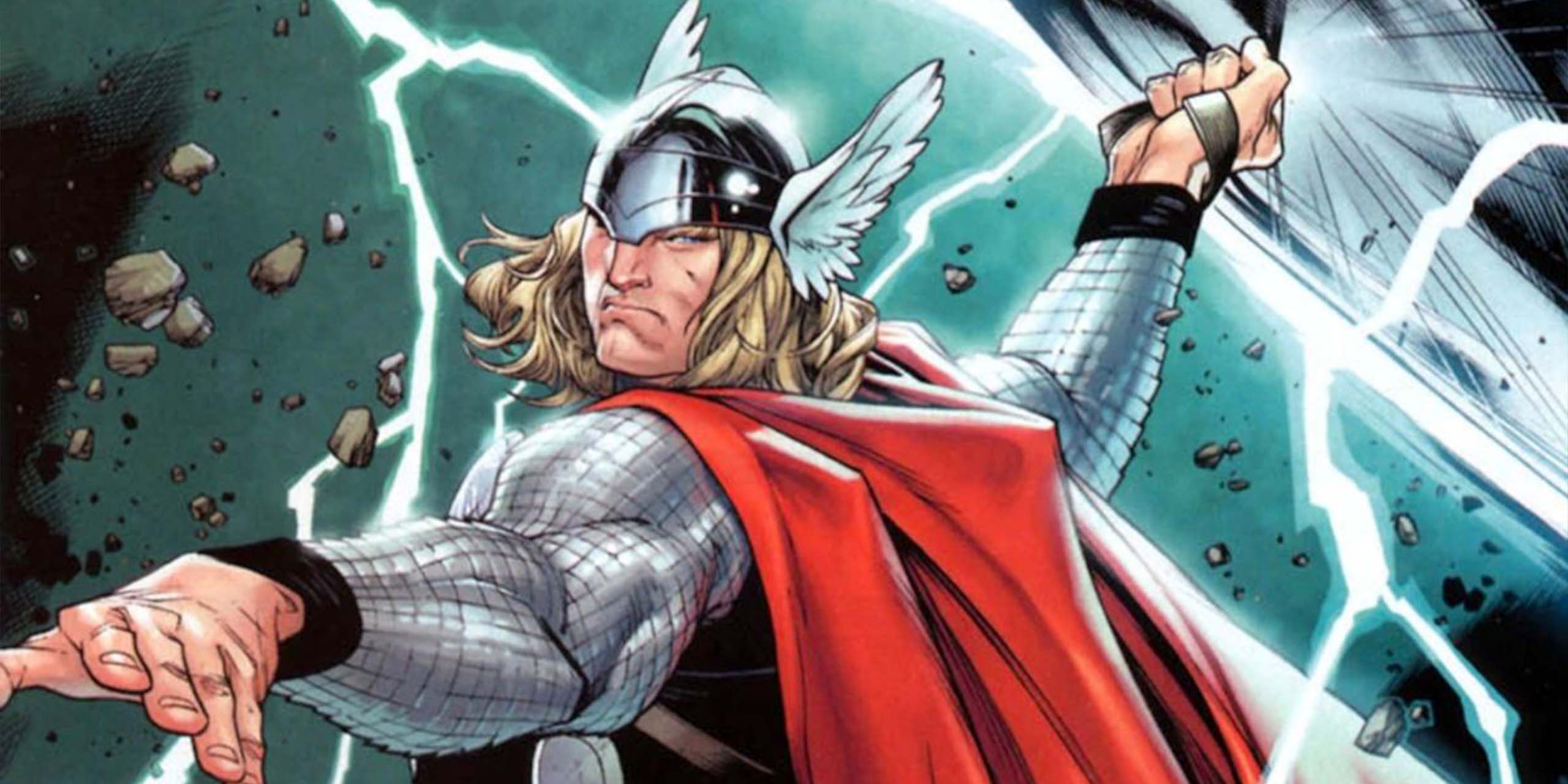 Illustration de couverture de Thor #1 (vol.3).