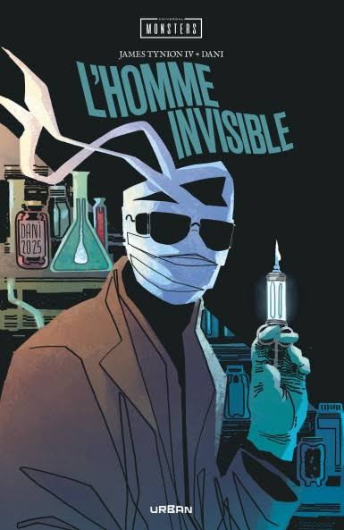 Couverture d'Universal Monsters : L'homme invisible chez Urban Comics.