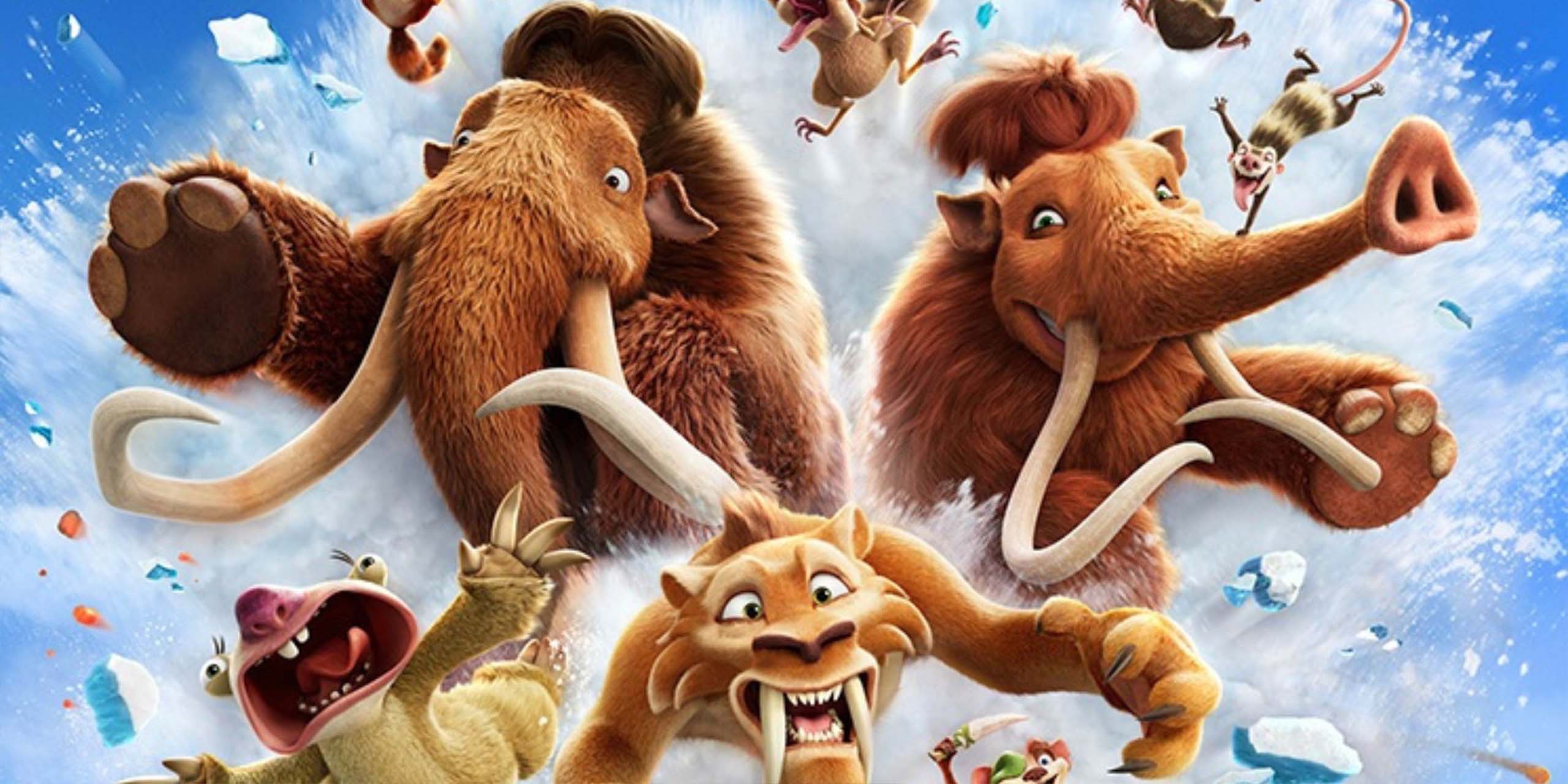 Affiche du film Disney L'Âge de Glace 5 : Les Lois de l'Univers disponible sur Netflix.