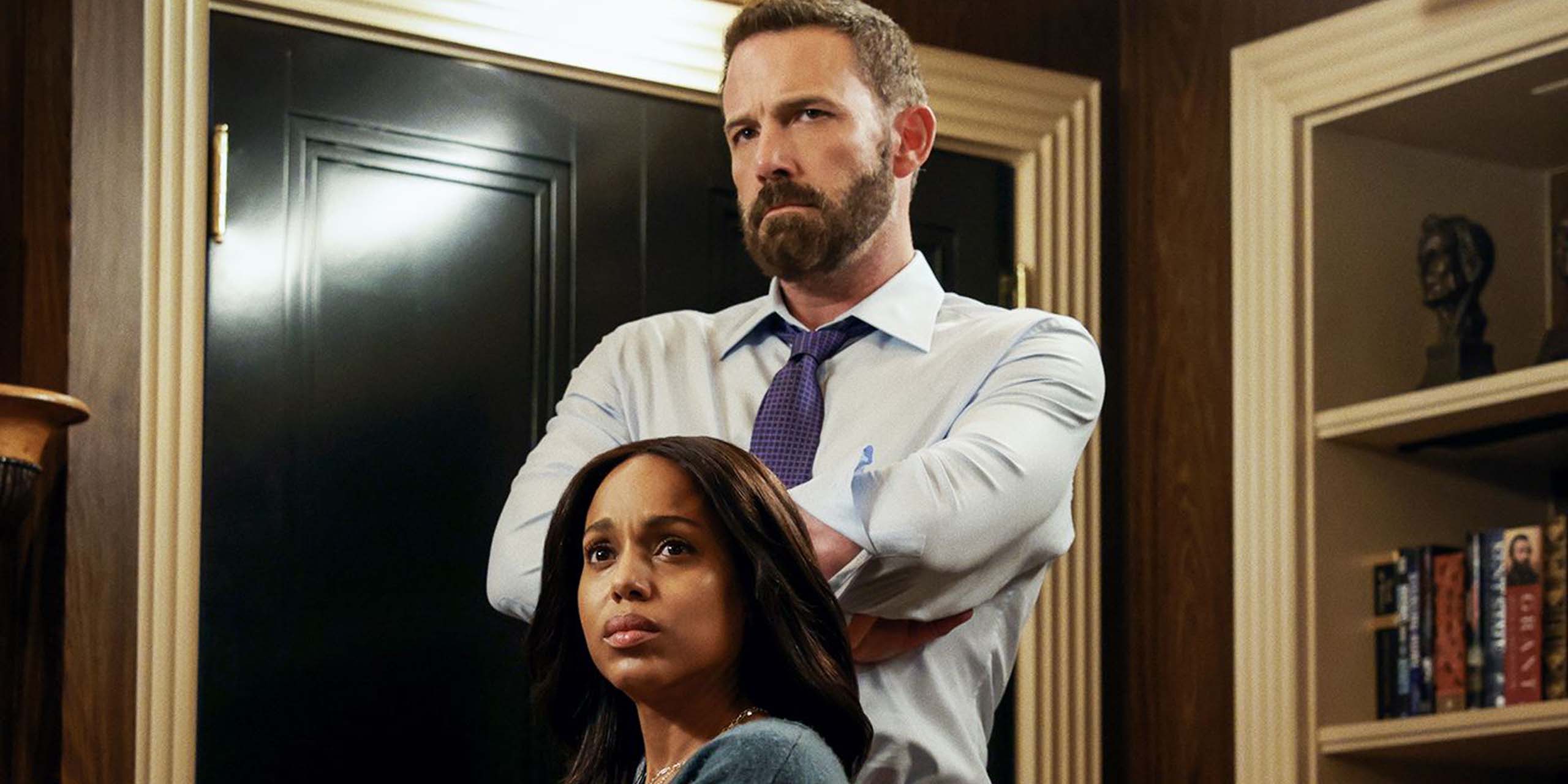 Ben Affleck et Kerry Washington dans le film Animals de Netflix
