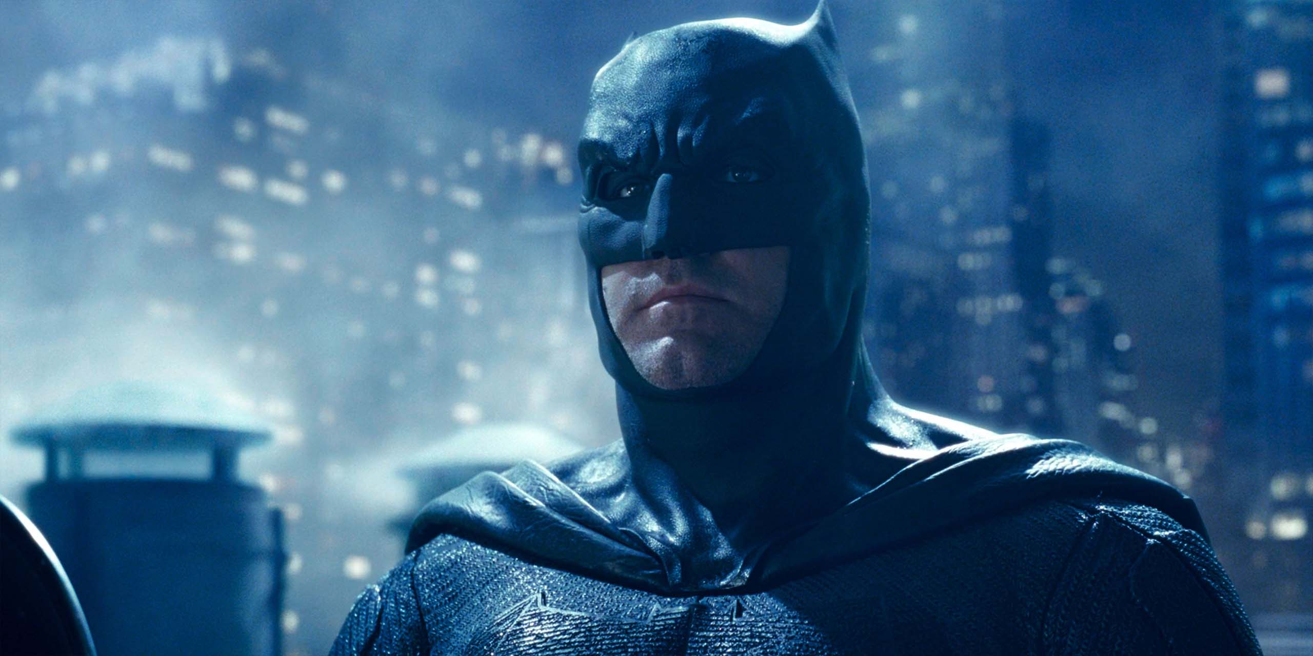 Batman (Ben Affleck) à Gotham City dans le film Zack Snyder's Justice League.