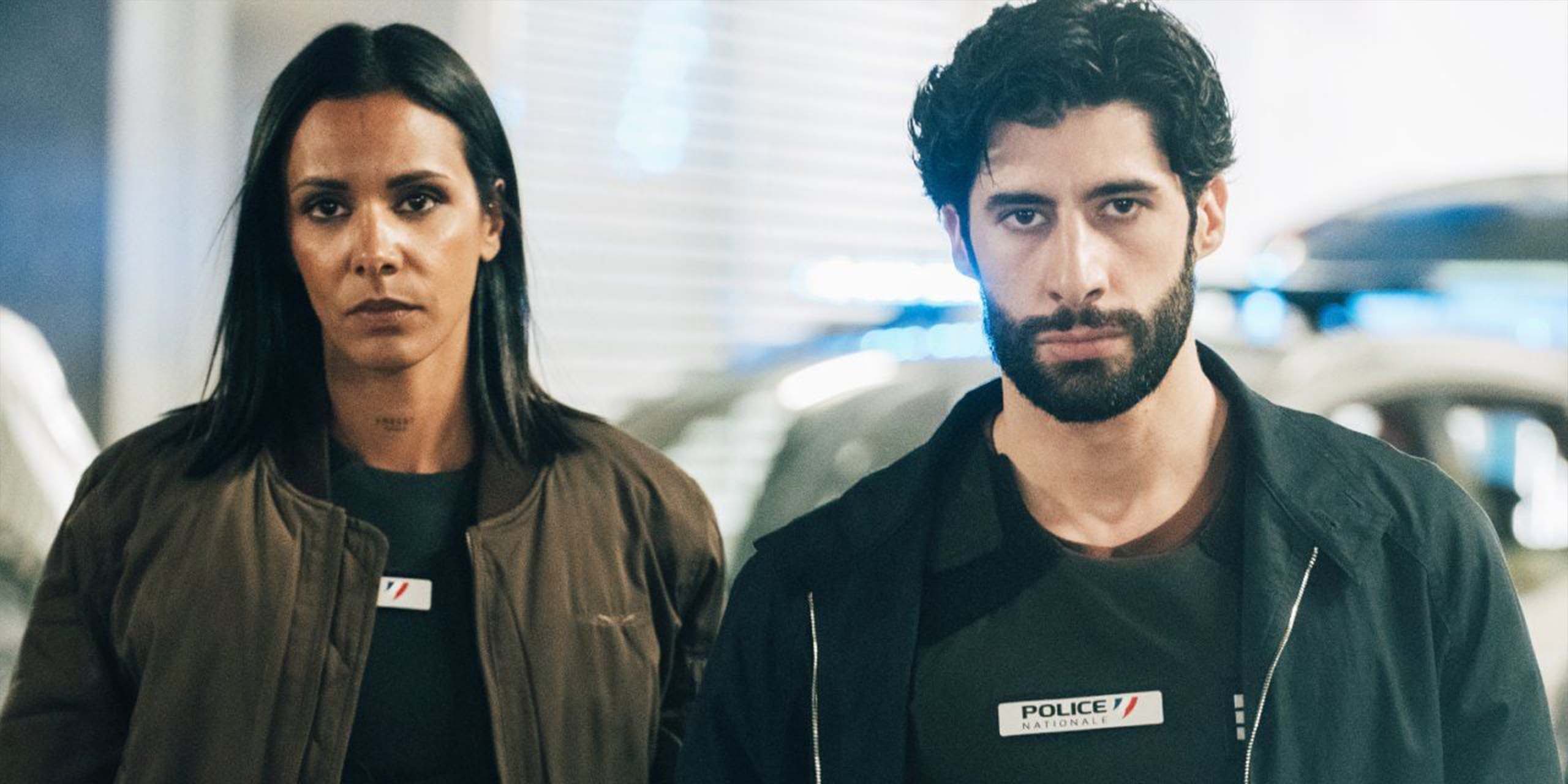 Gwen Assaya (Tamara Marthe) et Quentin Chapuis (Mohamed Belkhir) dans la saison 2 de Cat's Eyes.