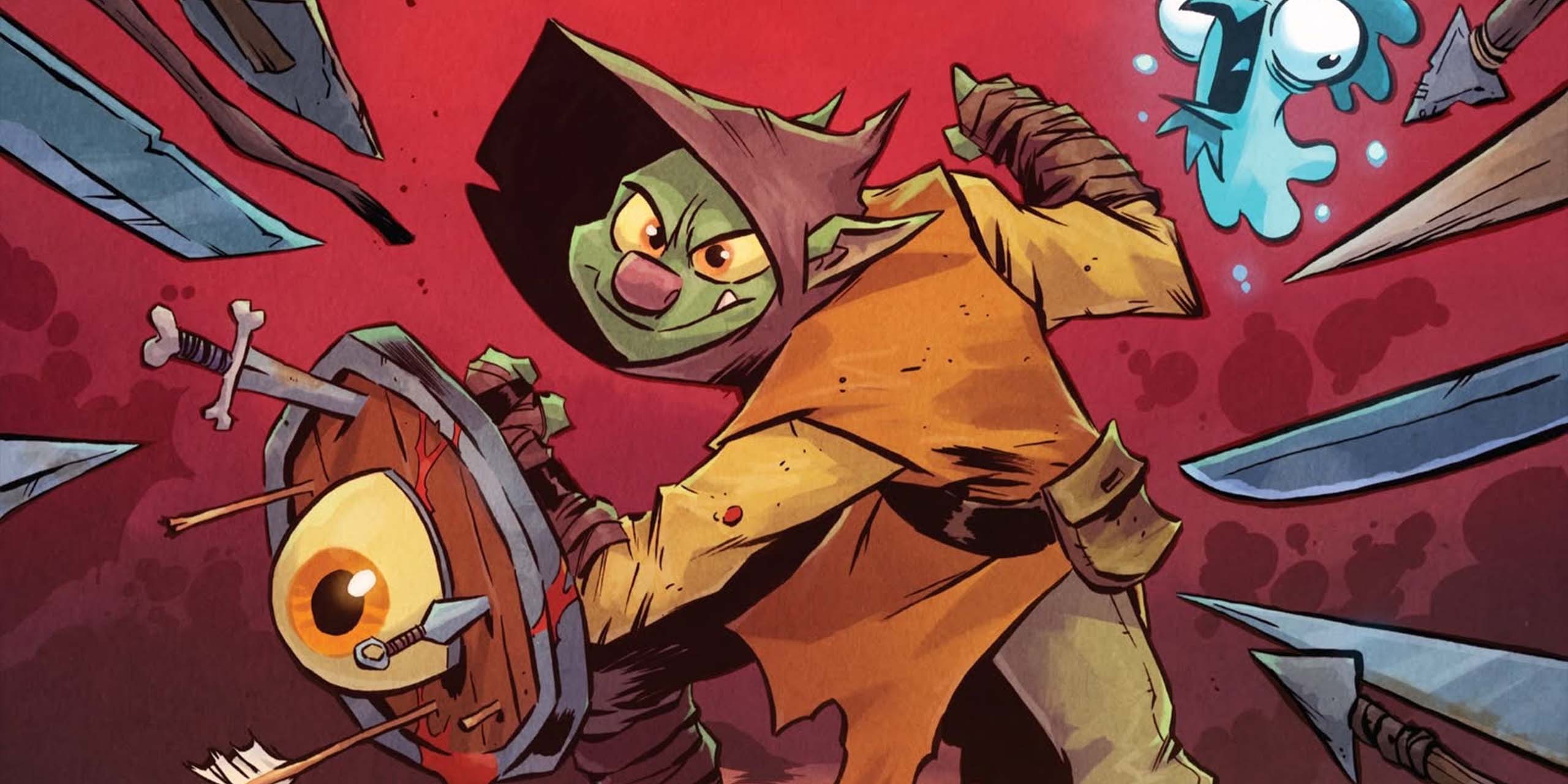 Illustration de D'Orc combattant, dessinée par Brett Bean.