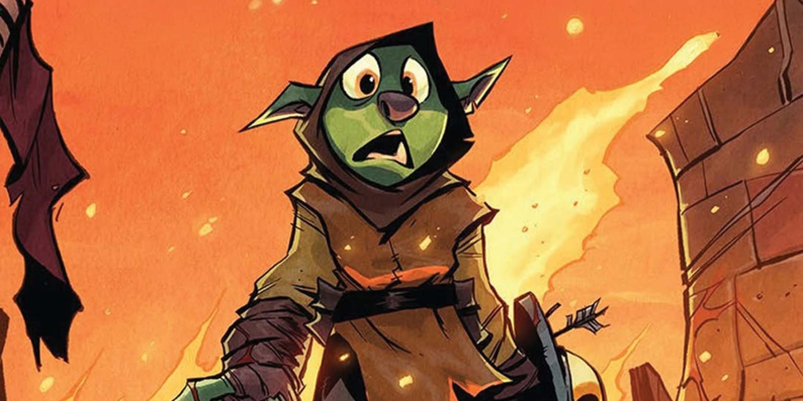 D'Orc, mi-orque mi-nain, dans les comics de Brett Bean.